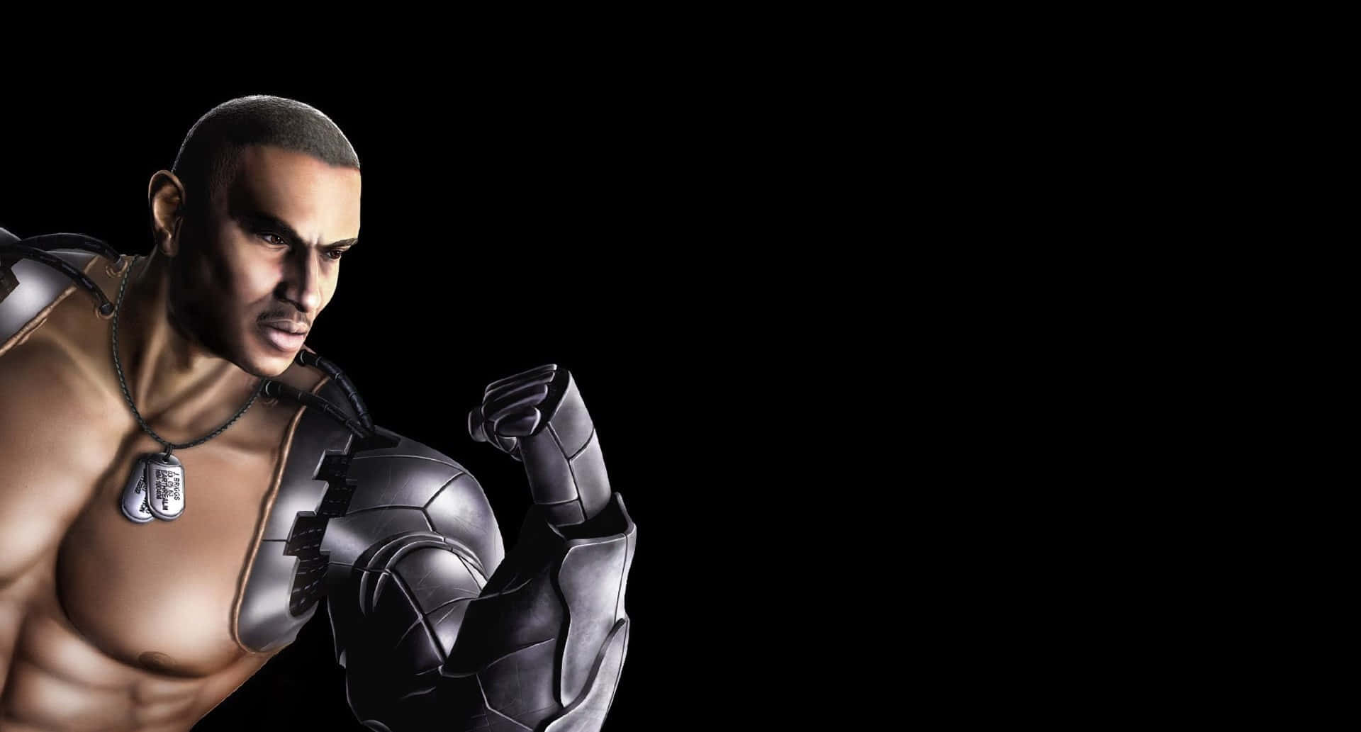 Mortal Kombat, Jax, cybernetic arm, Full HD Desktop Wallpaper