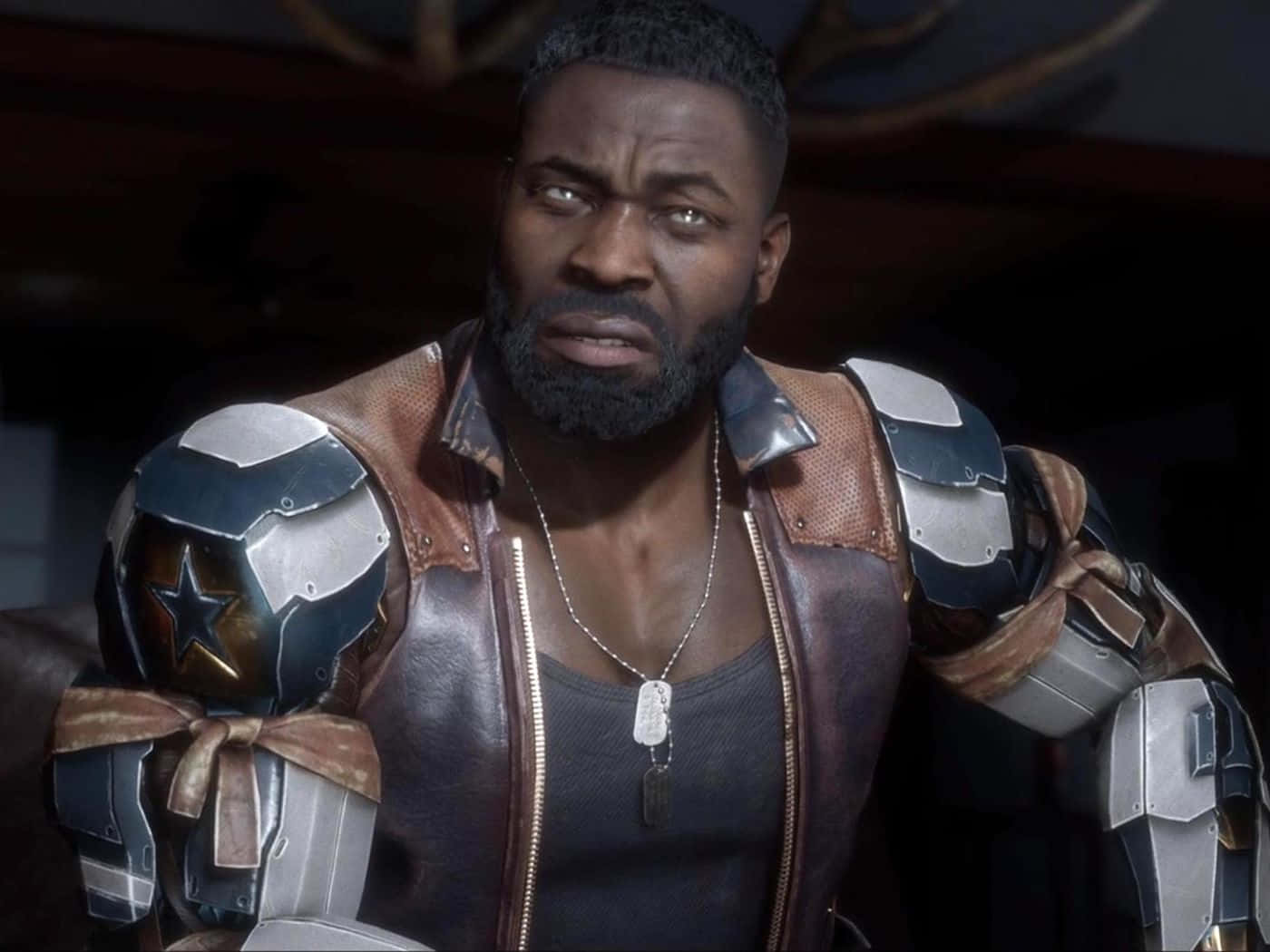Mortal Kombat, Jax, leather and metal armor, HD Desktop Wallpaper