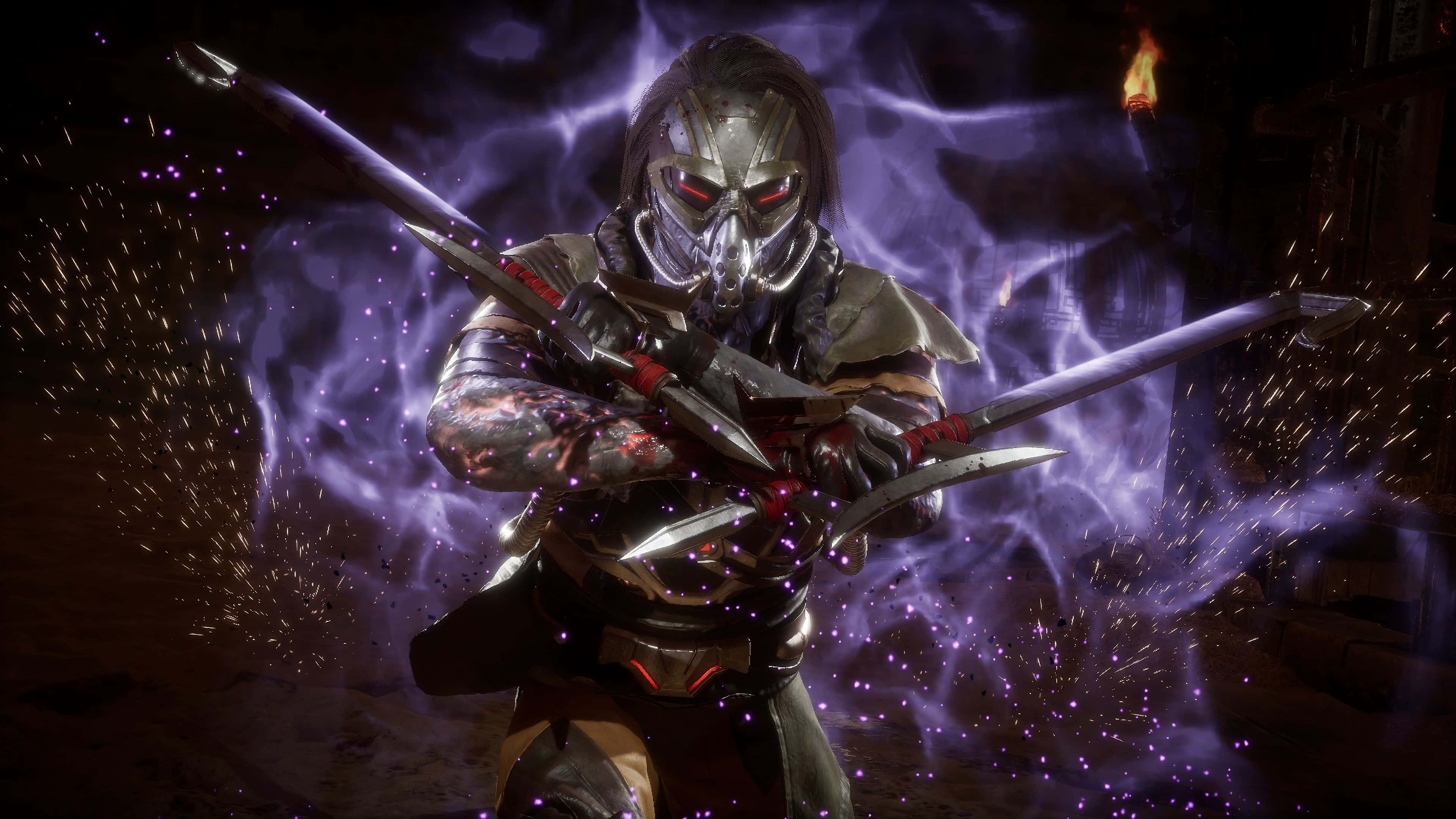 Mortal Kombat Kabal, Kabal, dark armor, 4K Desktop Wallpaper