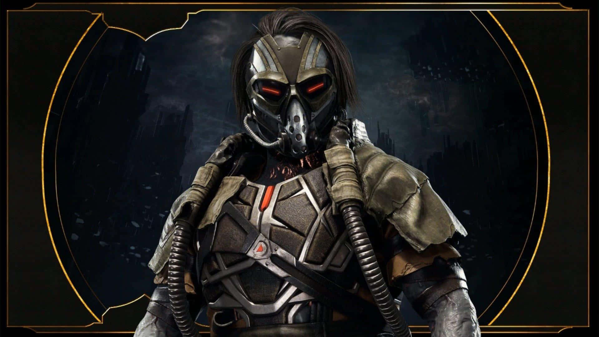 Mortal Kombat Kabal, Kabal, glowing red eyes, Full HD Desktop Wallpaper