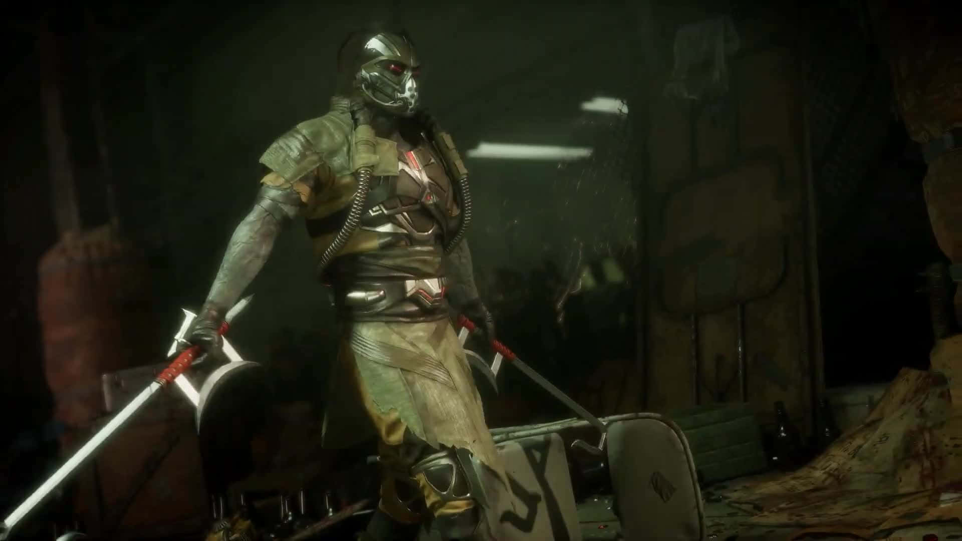 Kabal, Mortal Kombat, metallic armor, Full HD Desktop Wallpaper