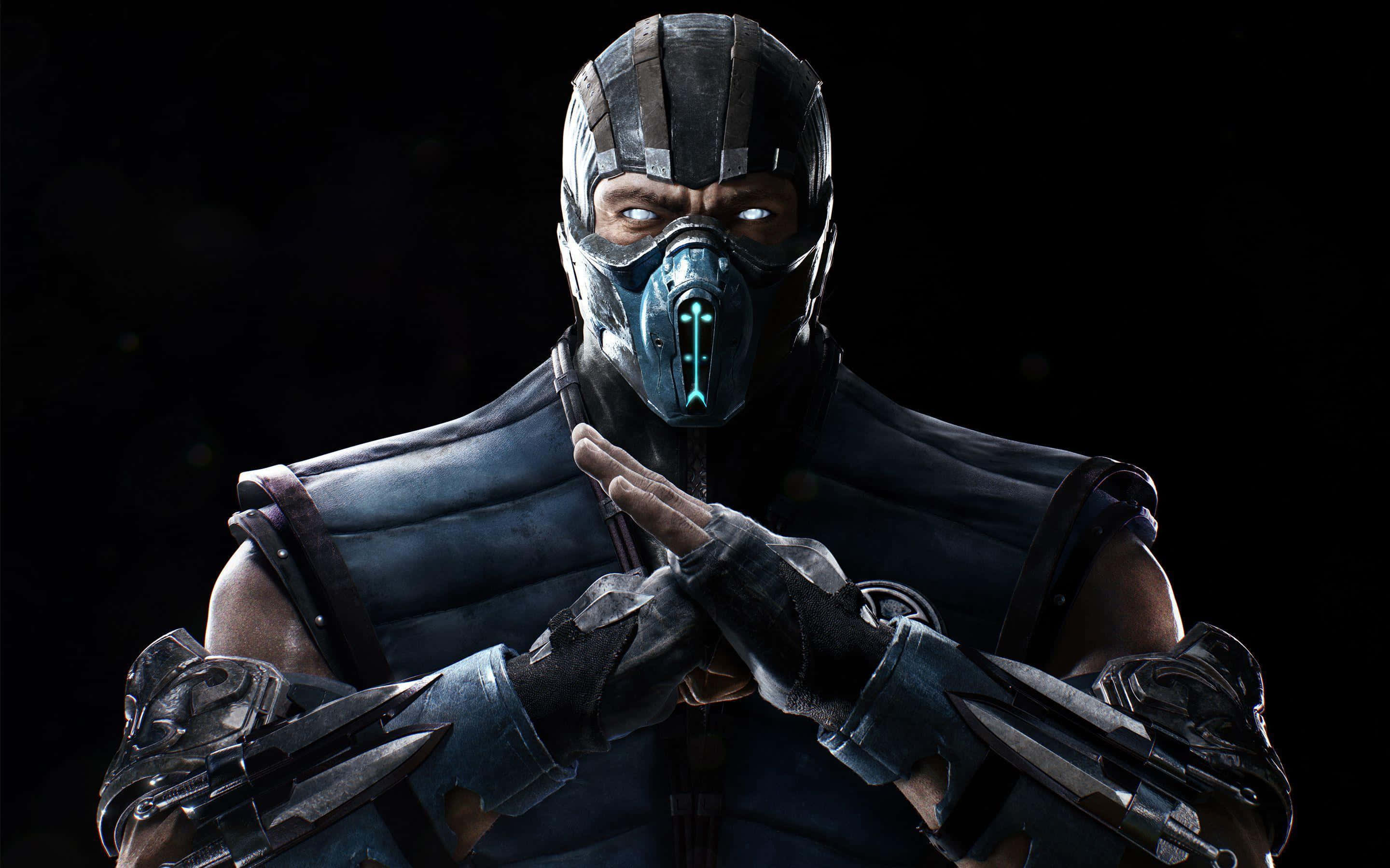 Mortal Kombat X, Kano, dark armor, 2K Desktop Wallpaper