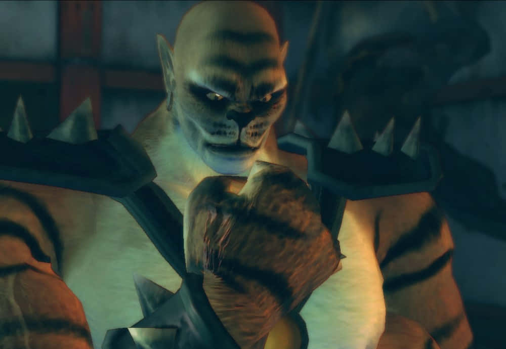 Mortal Kombat, Kintaro, tiger-like humanoid, SD Desktop Wallpaper