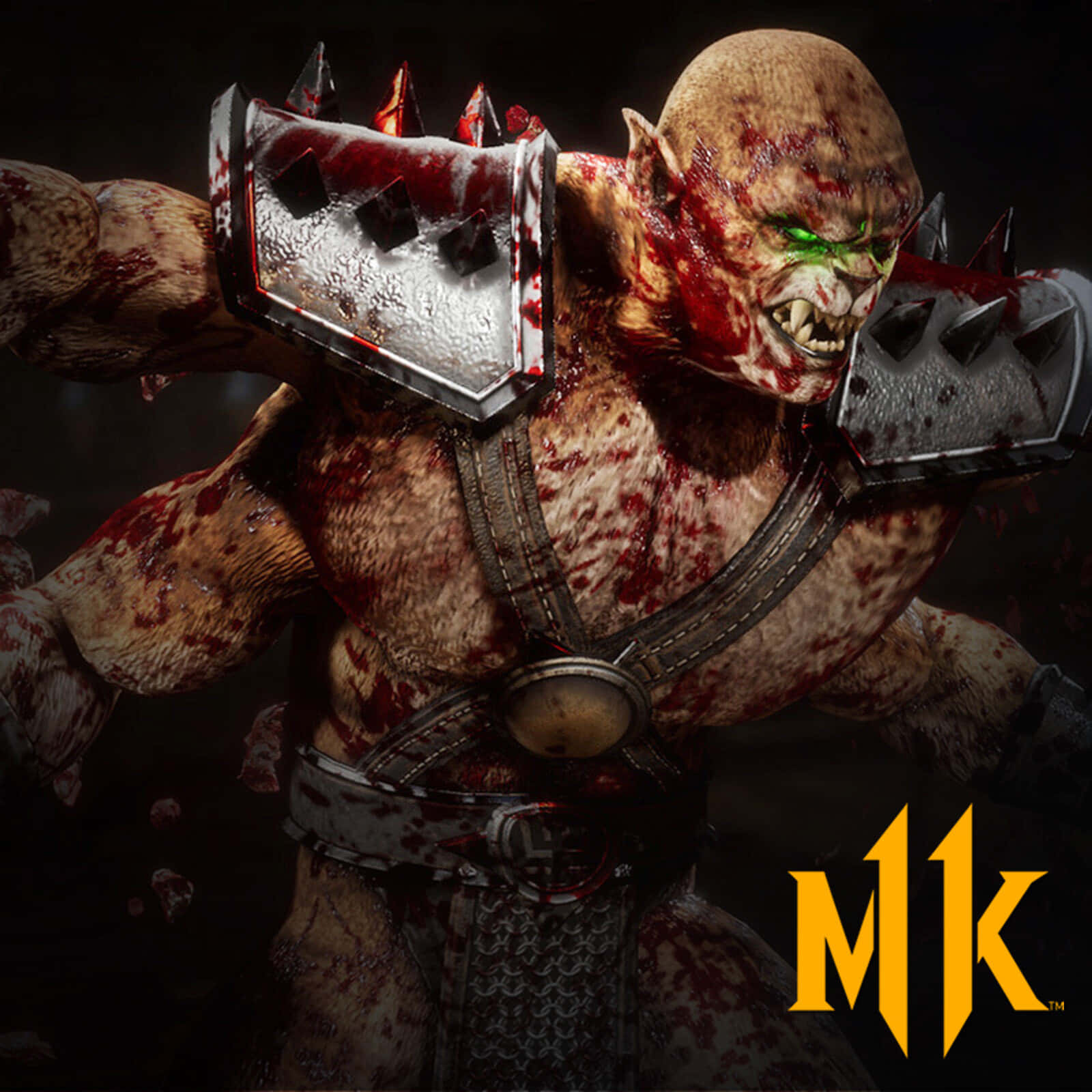 Mortal Kombat Kintaro, Kintaro, glowing green eyes, HD Desktop Wallpaper
