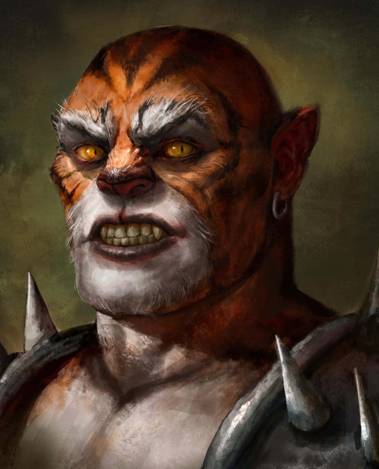 Mortal Kombat, Kintaro, orange-skinned, HD Phone Wallpaper
