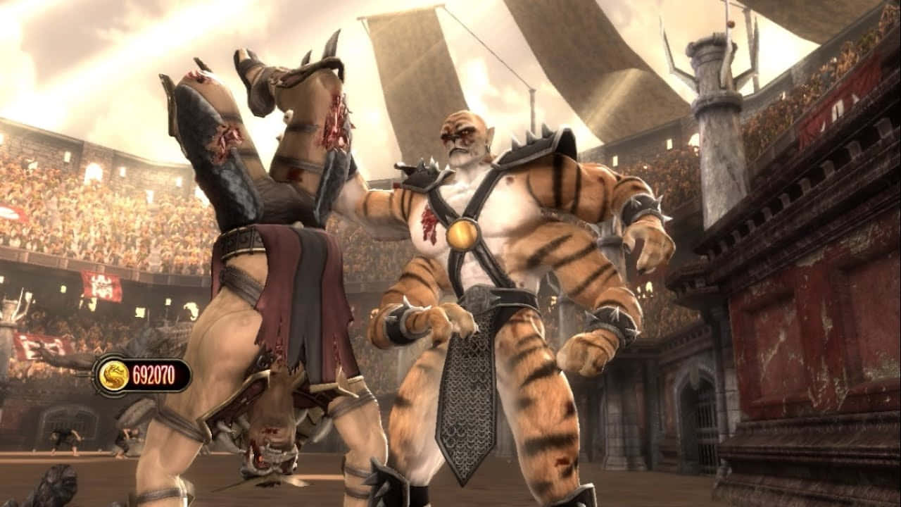 Mortal Kombat, Kintaro, tiger stripes, HD Desktop Wallpaper