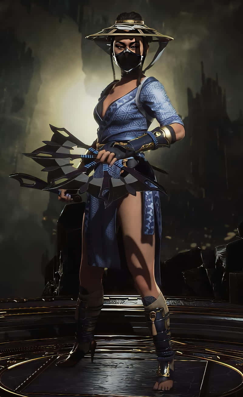 Mortal Kombat Kitana, Kitana, blue armor, HD Phone Wallpaper