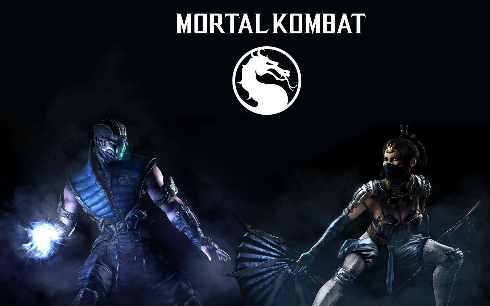 Mortal Kombat, Kitana, glowing blue energy, Full HD Desktop Wallpaper