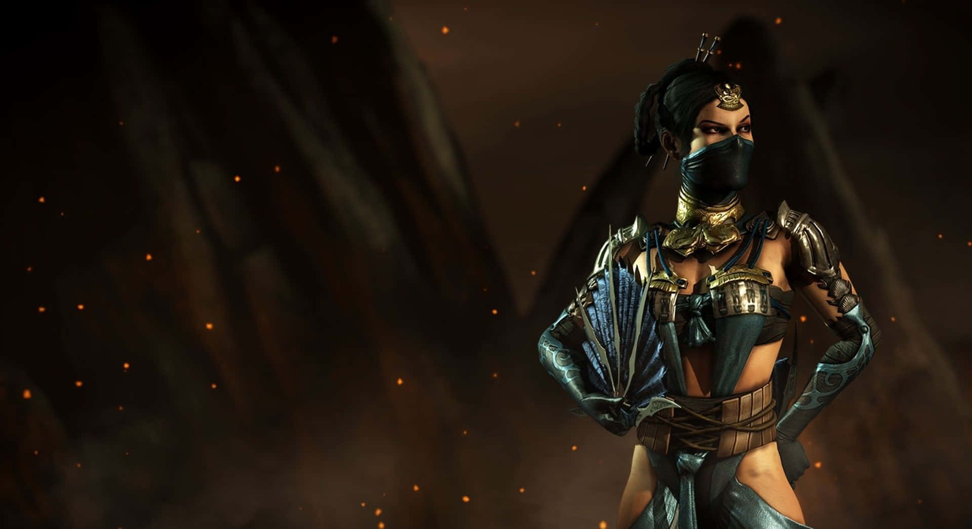 Mortal Kombat Kitana, Kitana, ornate armor, Full HD Desktop Wallpaper