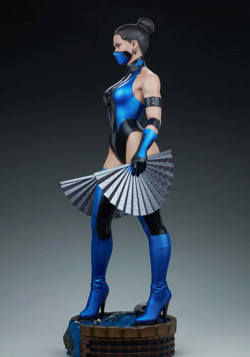 Mortal Kombat, Kitana, blue and black outfit, HD Phone Wallpaper