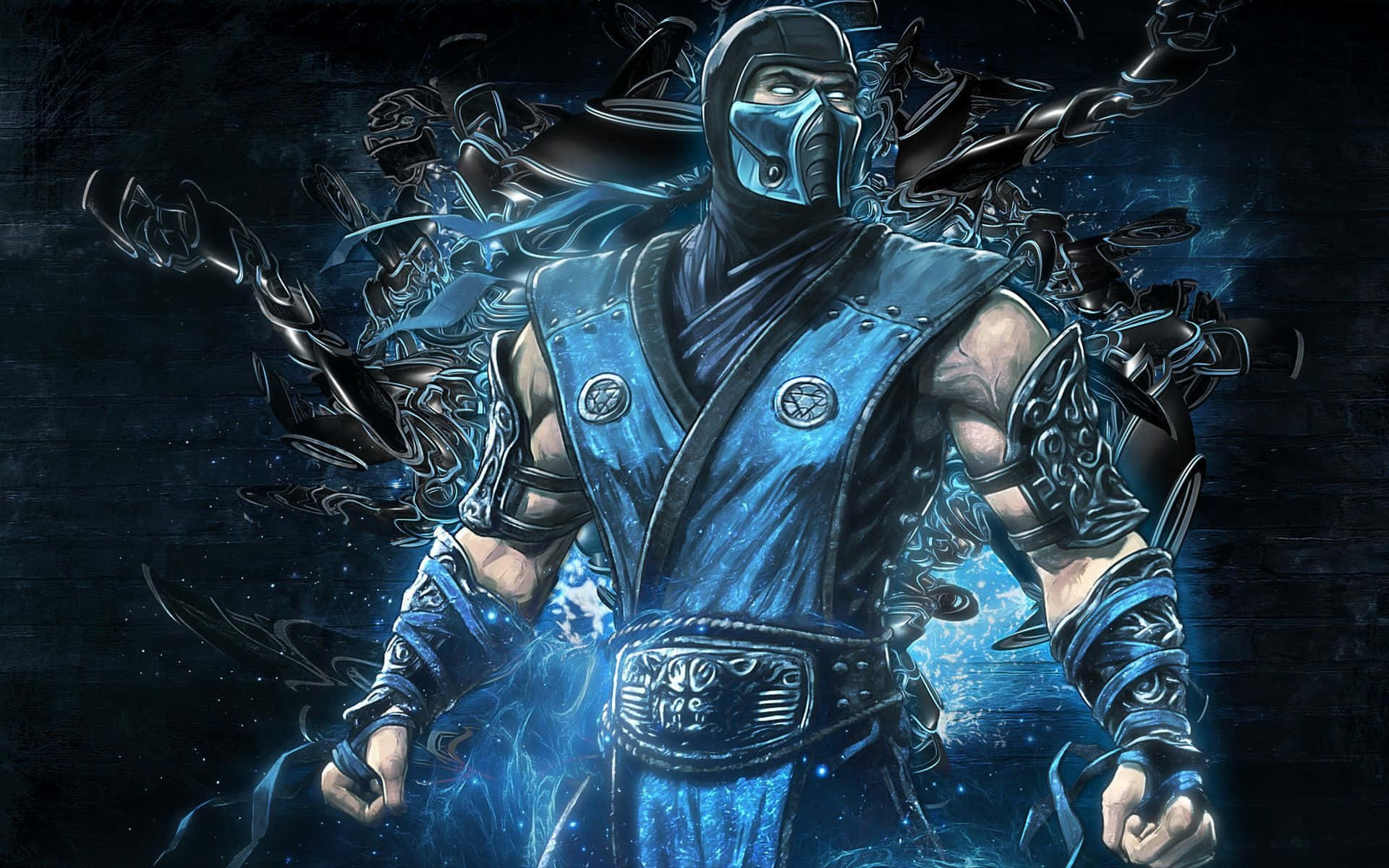 Mortal Kombat Legacy, ninja, blue armor, Full HD Desktop Wallpaper