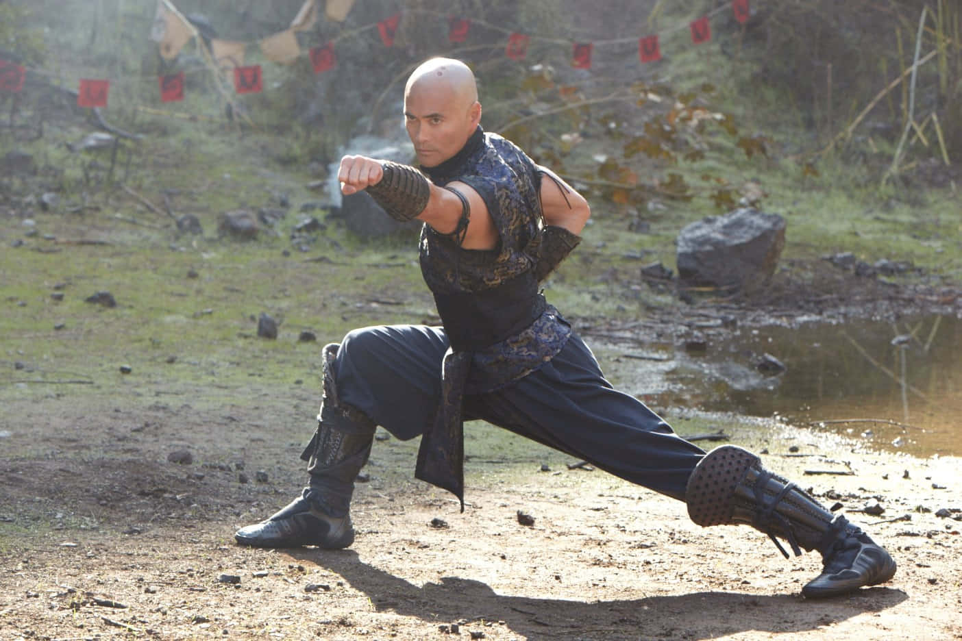 Mortal Kombat Legacy, bald martial artist, dark armor, HD Desktop Wallpaper