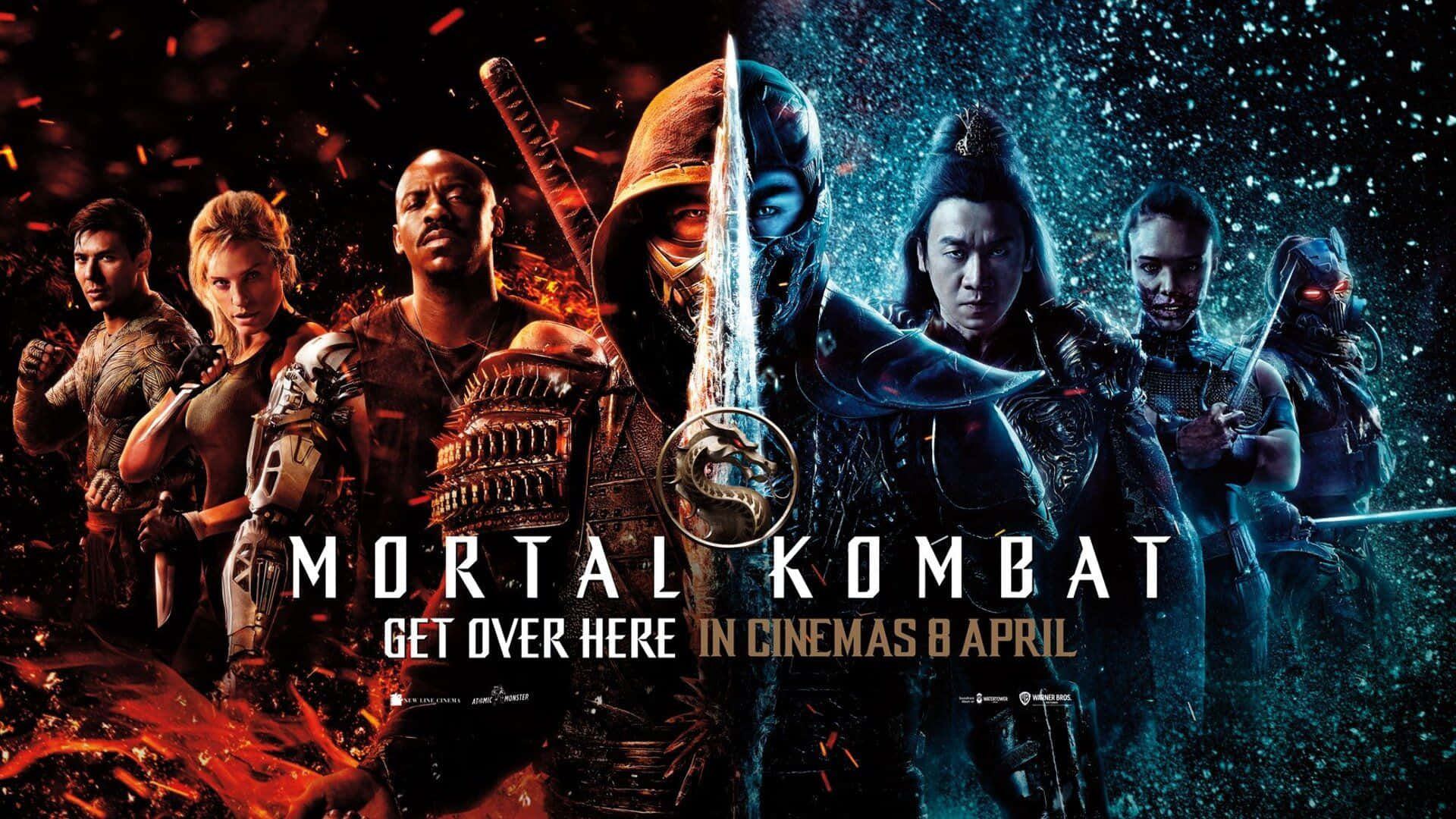 Mortal Kombat, 2021, Six warriors, Full HD Desktop Wallpaper