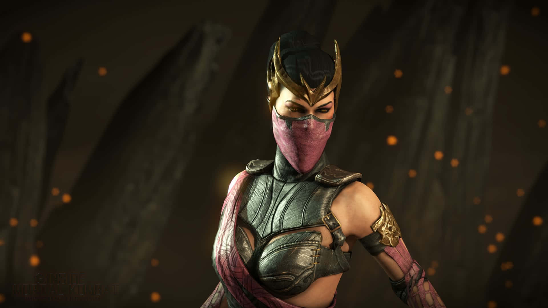 Mortal Kombat, Mileena, pink mask, Full HD Desktop Wallpaper