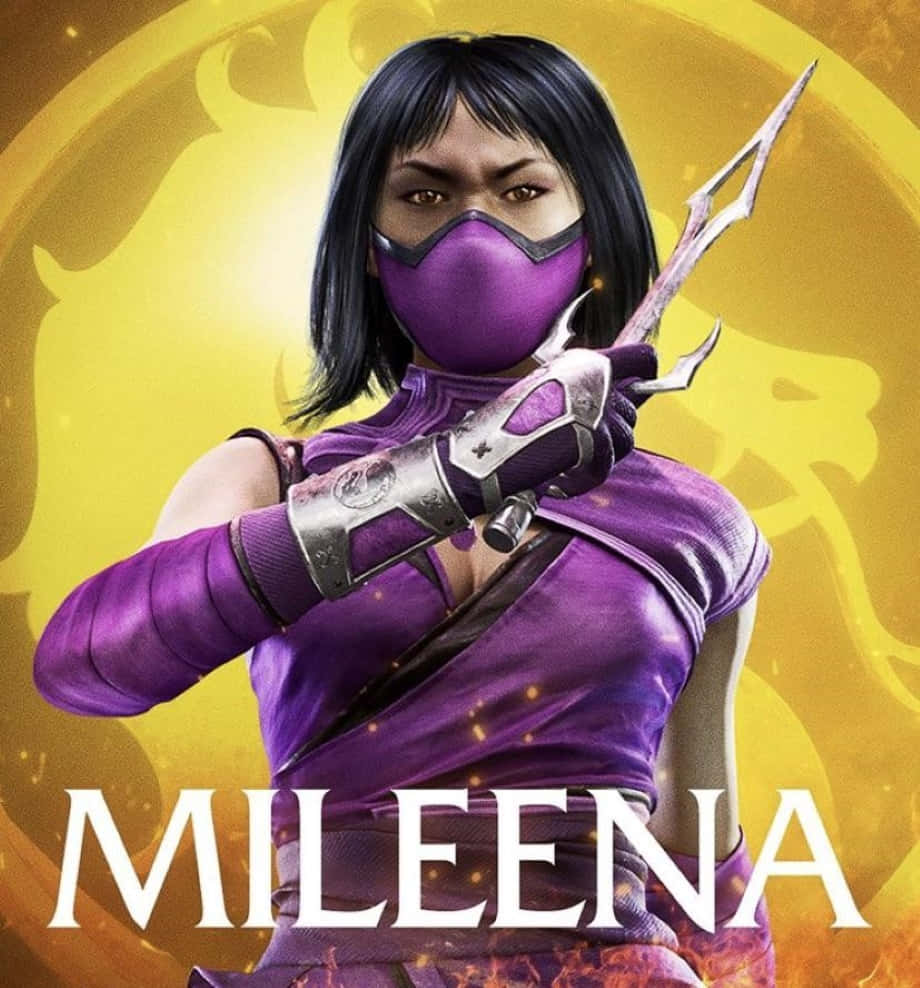 Mortal Kombat, Mileena, purple-clad ninja warrior, SD Phone Wallpaper