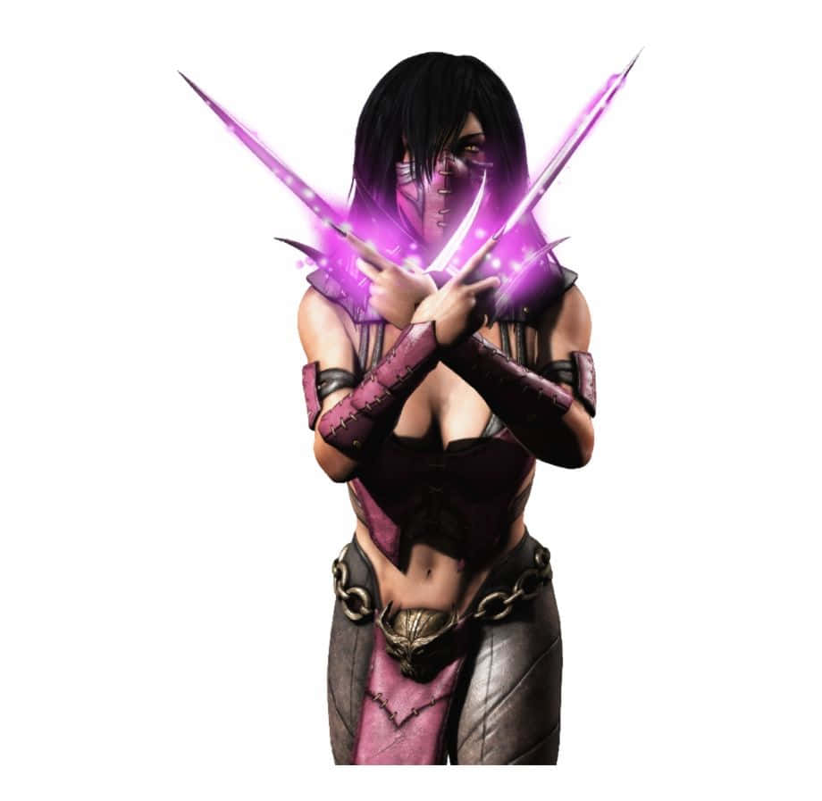 Mortal Kombat, Mileena, black hair, SD Desktop Wallpaper