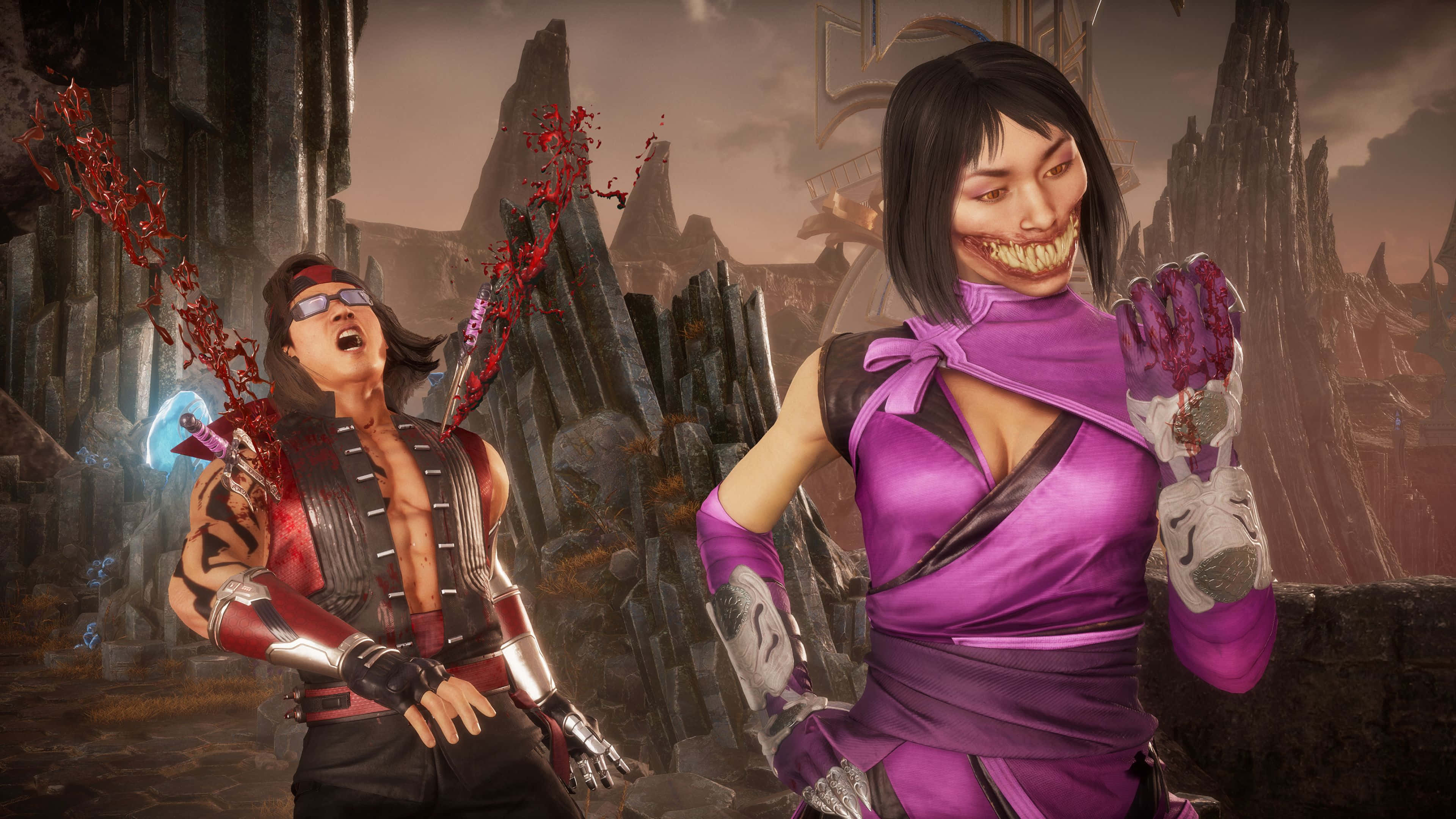 Mortal Kombat, Mileena, anime fighters, 4K Desktop Wallpaper
