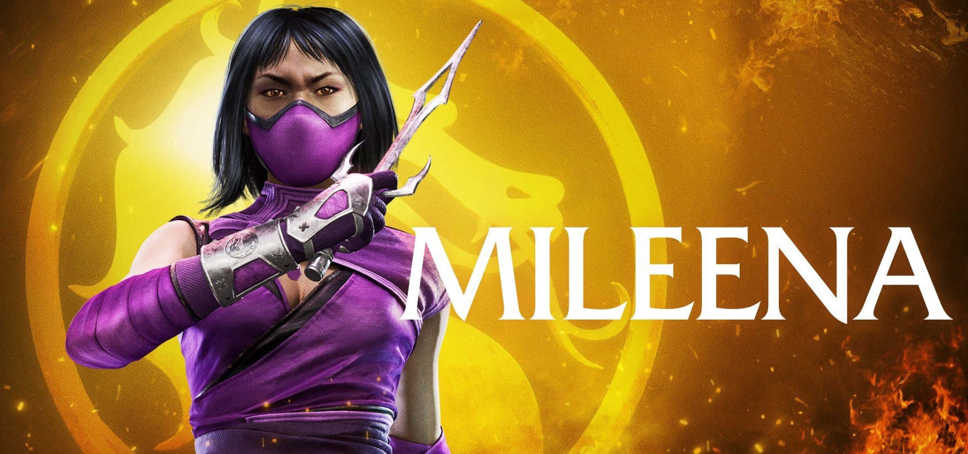 Mortal Kombat, Mileena, sai, HD Desktop Wallpaper
