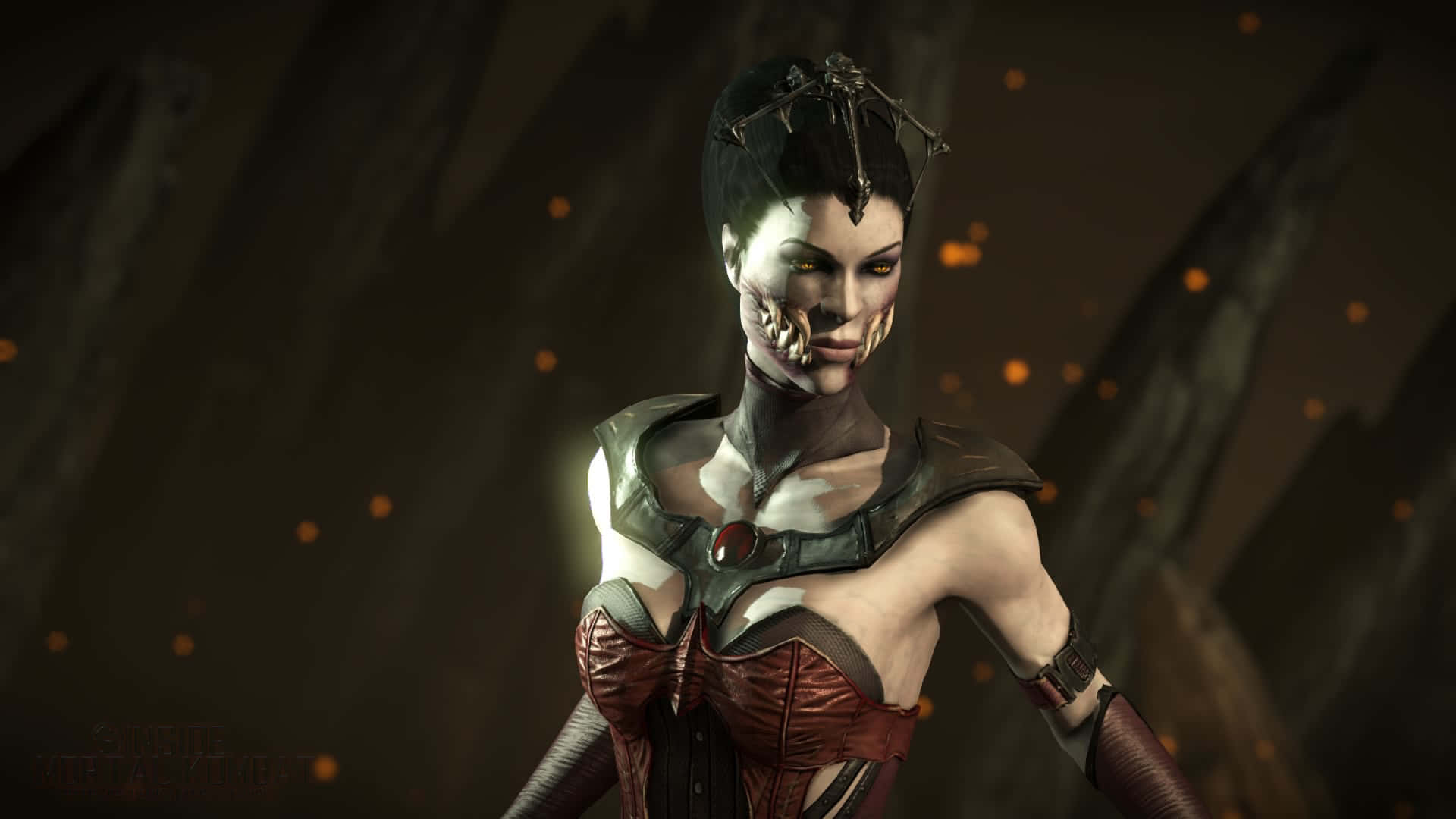 Mortal Kombat, Mileena, glowing eyes, Full HD Desktop Wallpaper