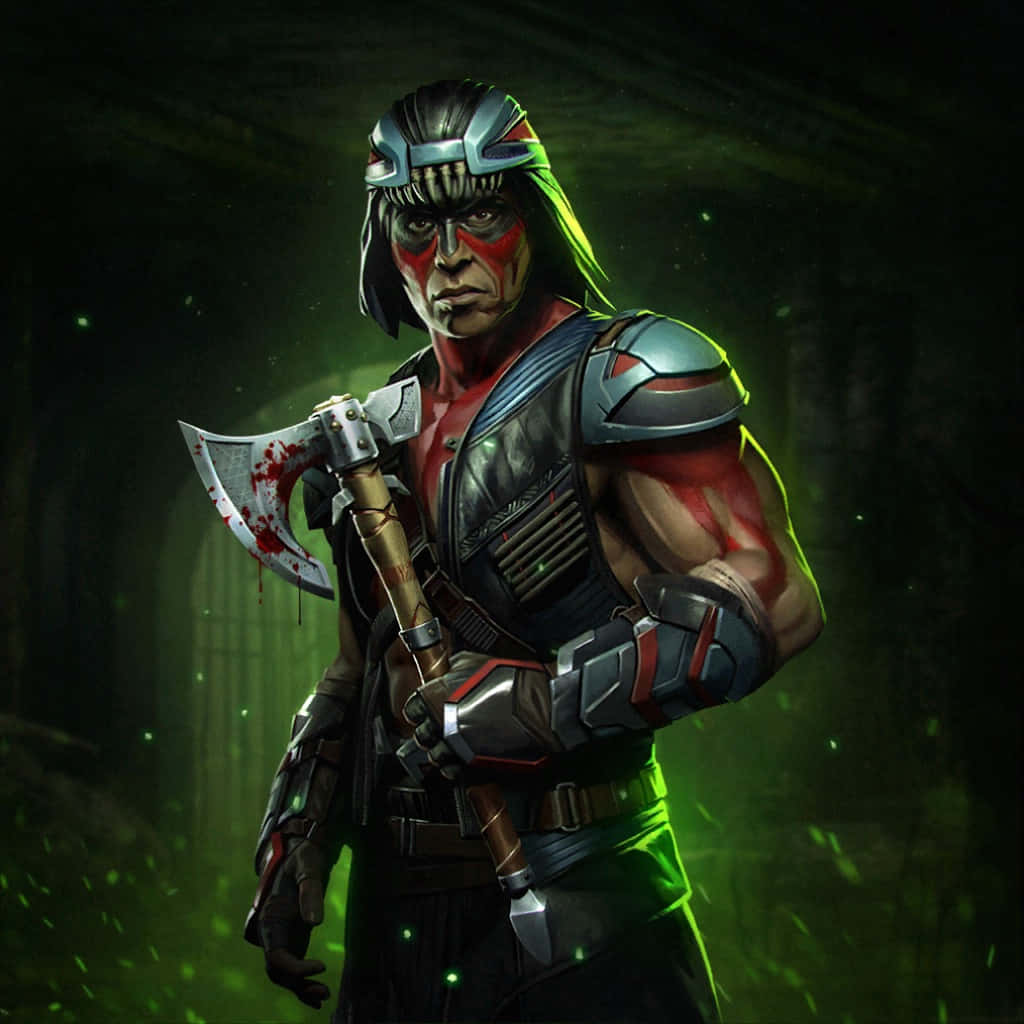 Nightwolf, Mortal Kombat, dark armor, SD Desktop Wallpaper