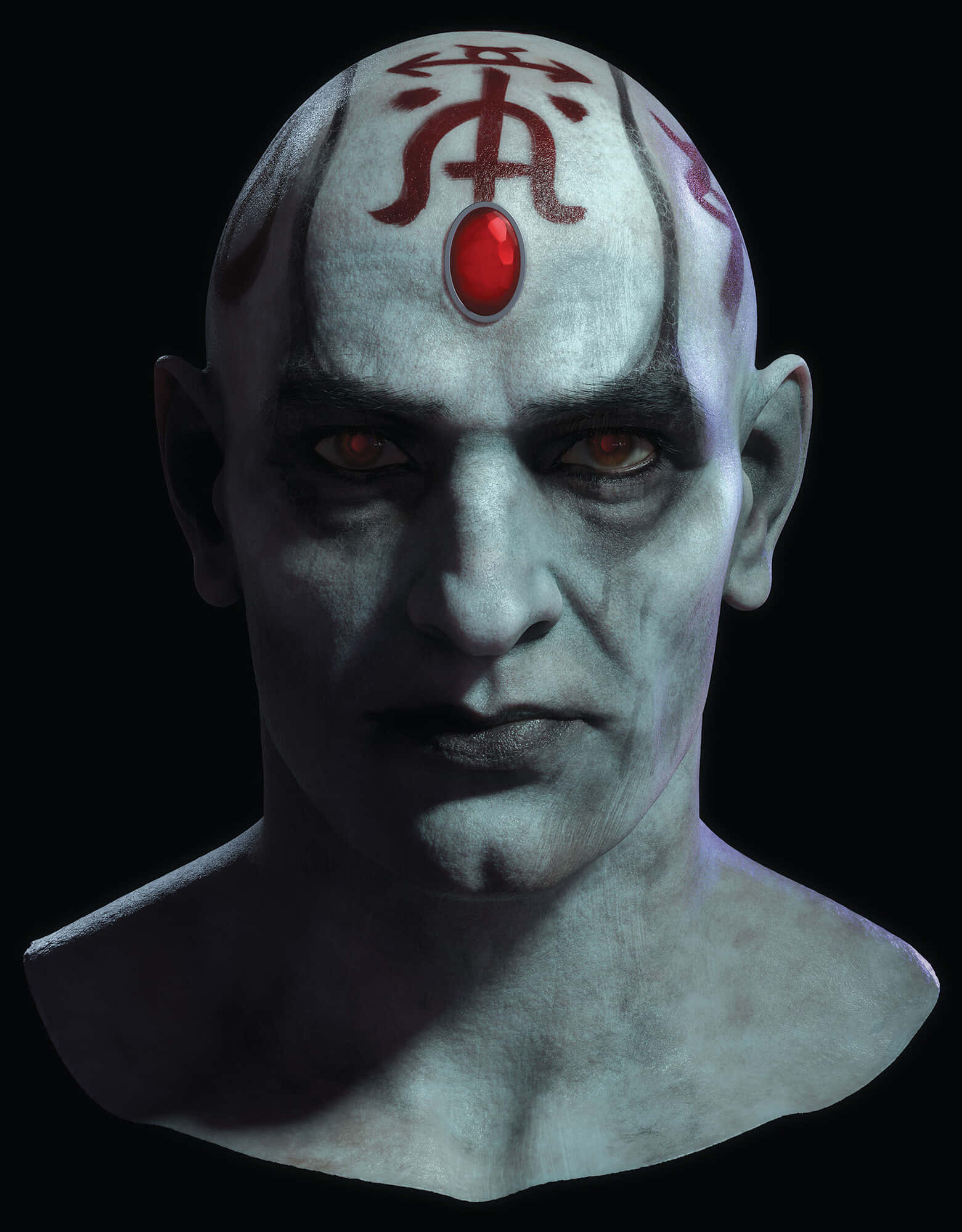Mortal Kombat Quan Chi, Quan Chi, bald humanoid, Full HD Phone Wallpaper
