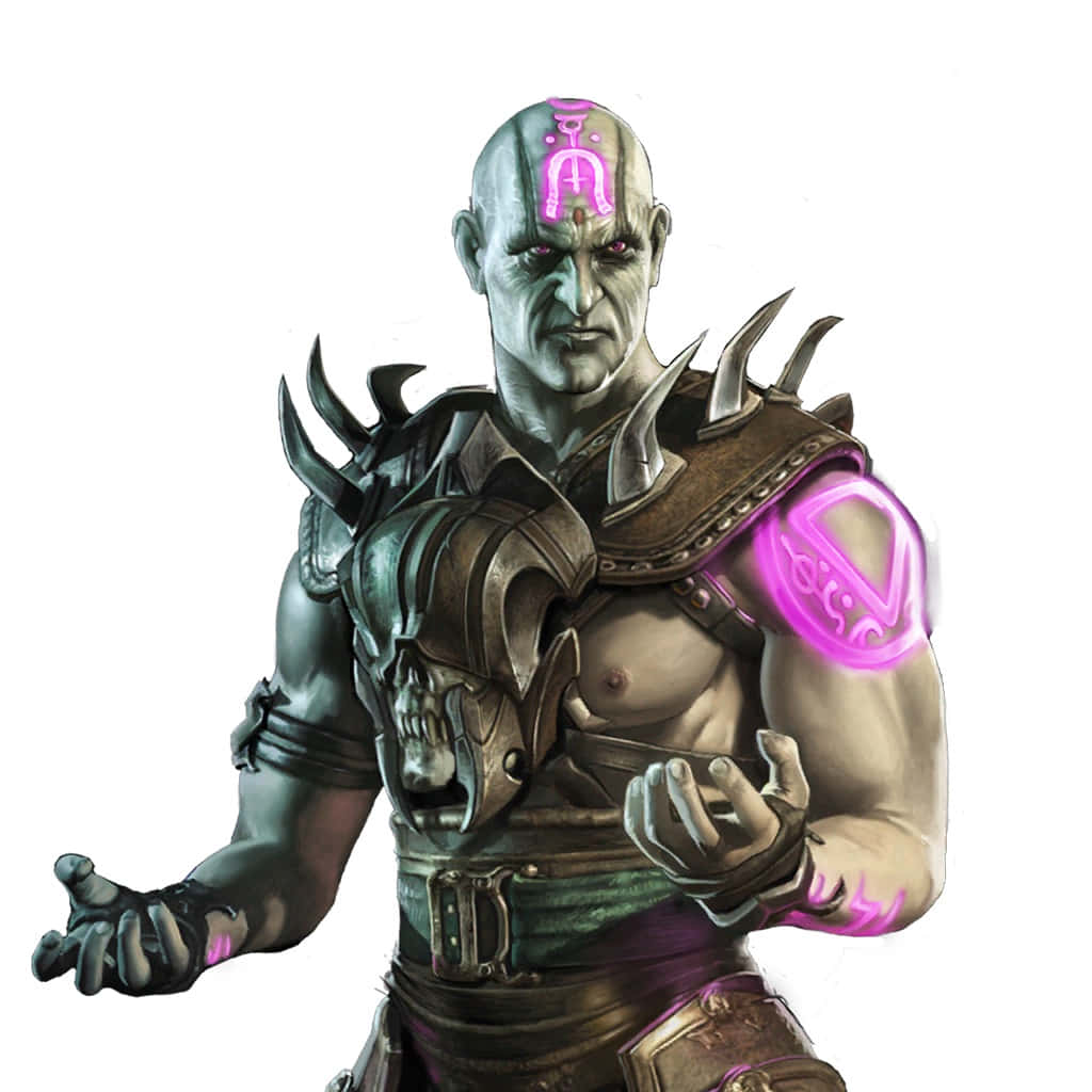 Quan Chi, Mortal Kombat, glowing pink runes, SD Desktop Wallpaper