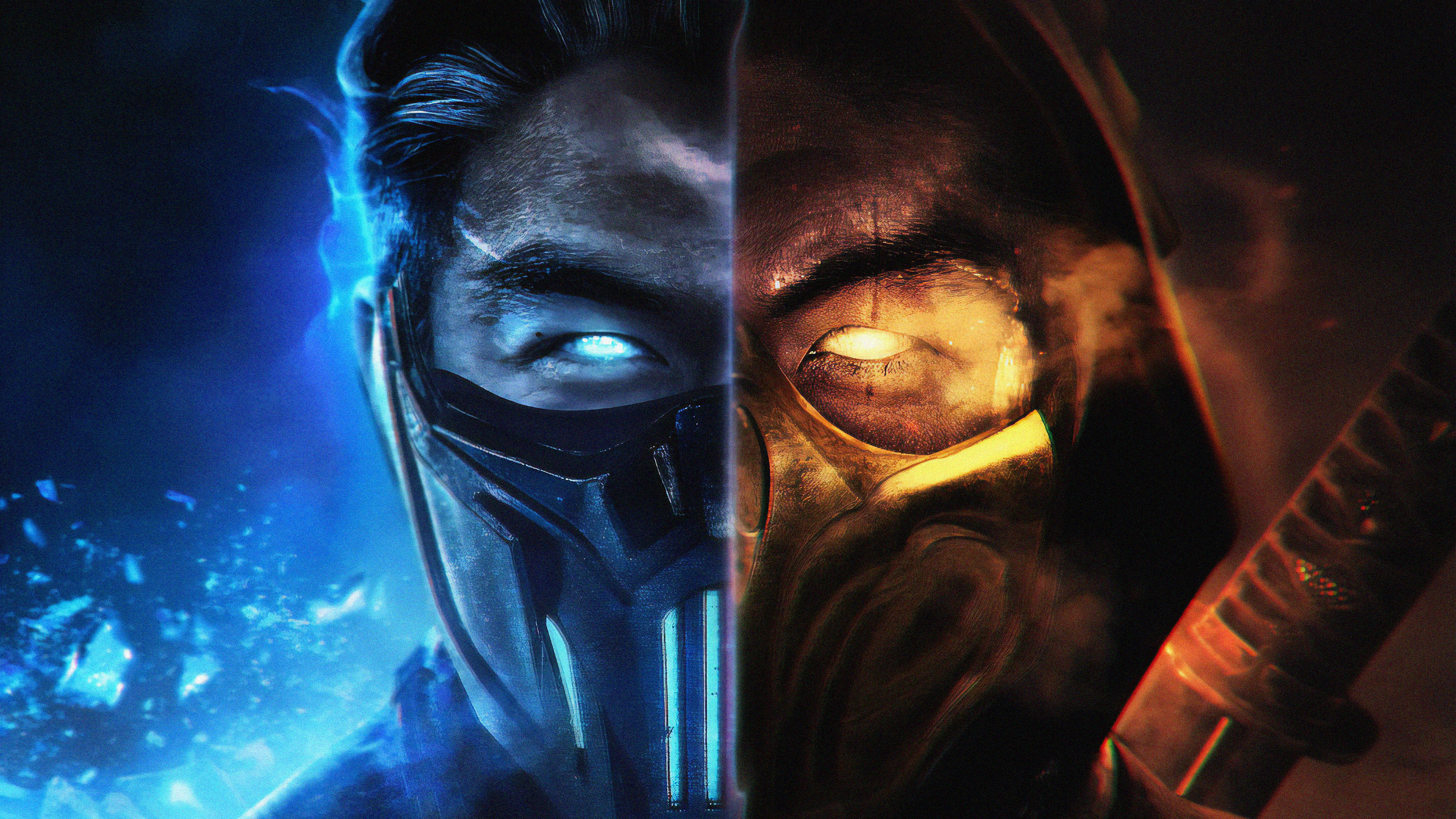 Mortal Kombat, Scorpion, Sub Zero, 4K Desktop Wallpaper