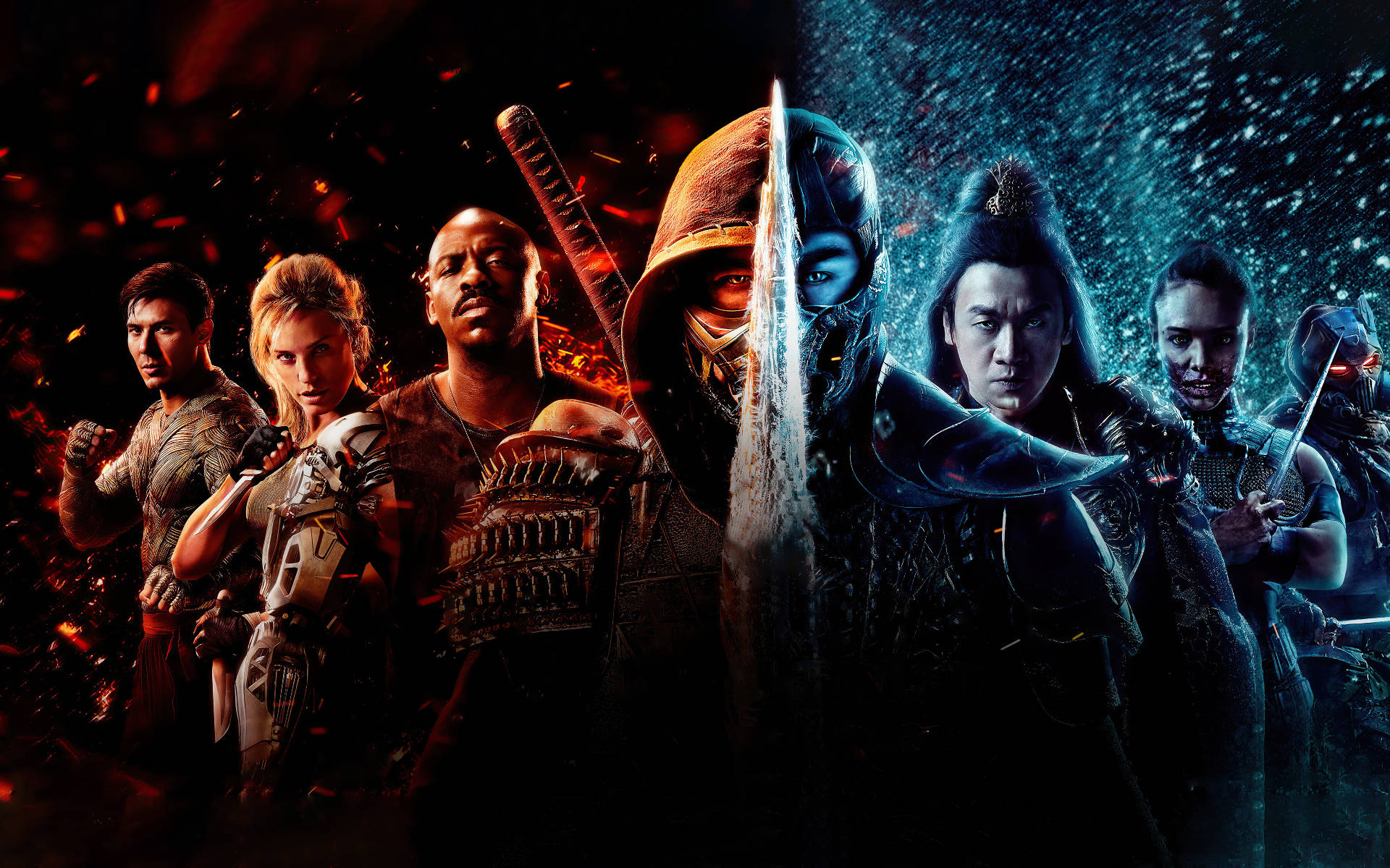 Mortal Kombat, Scorpion, Sub Zero, Full HD Desktop Wallpaper