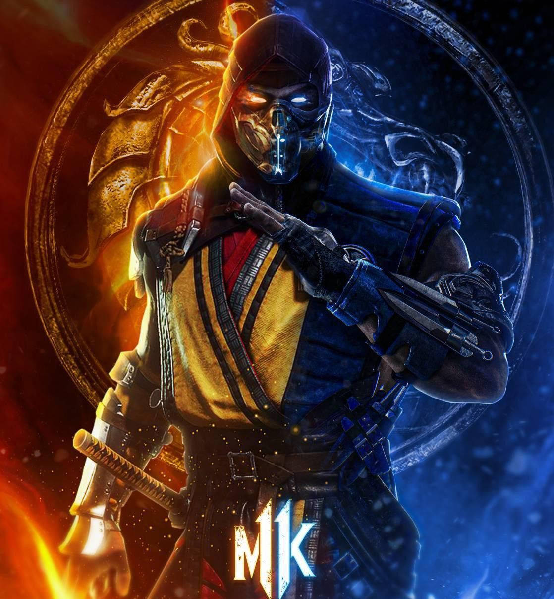 Mortal Kombat, Scorpion, Sub Zero, SD Phone Wallpaper