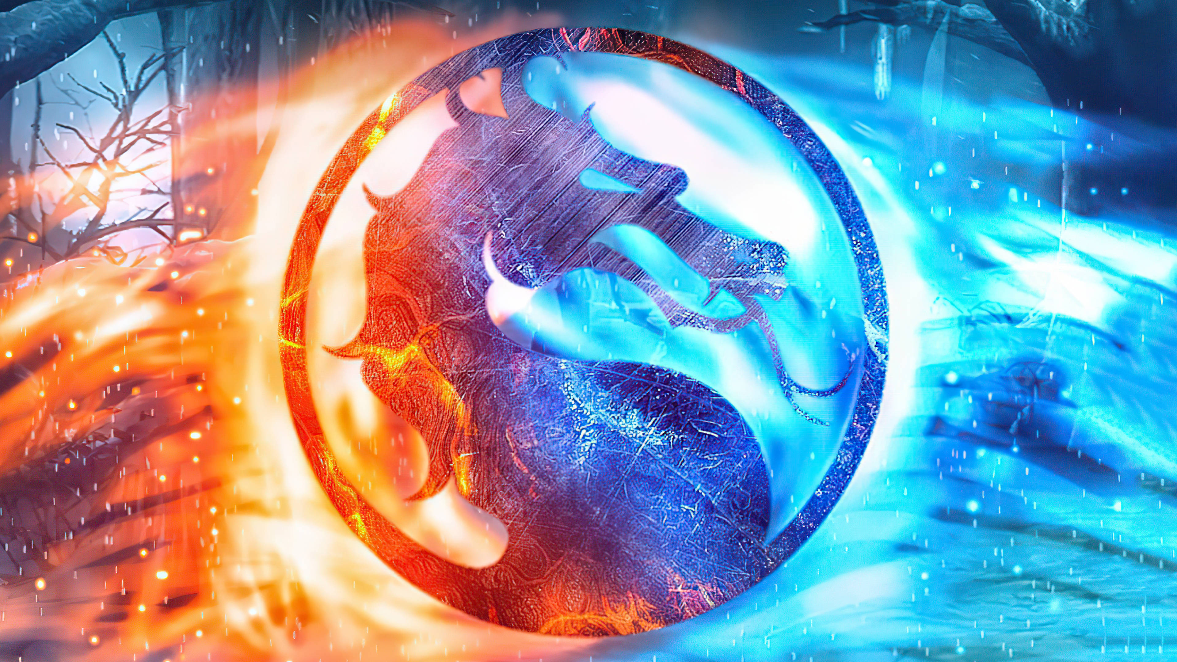 Mortal Kombat, Scorpion, Sub Zero, 4K Desktop Wallpaper