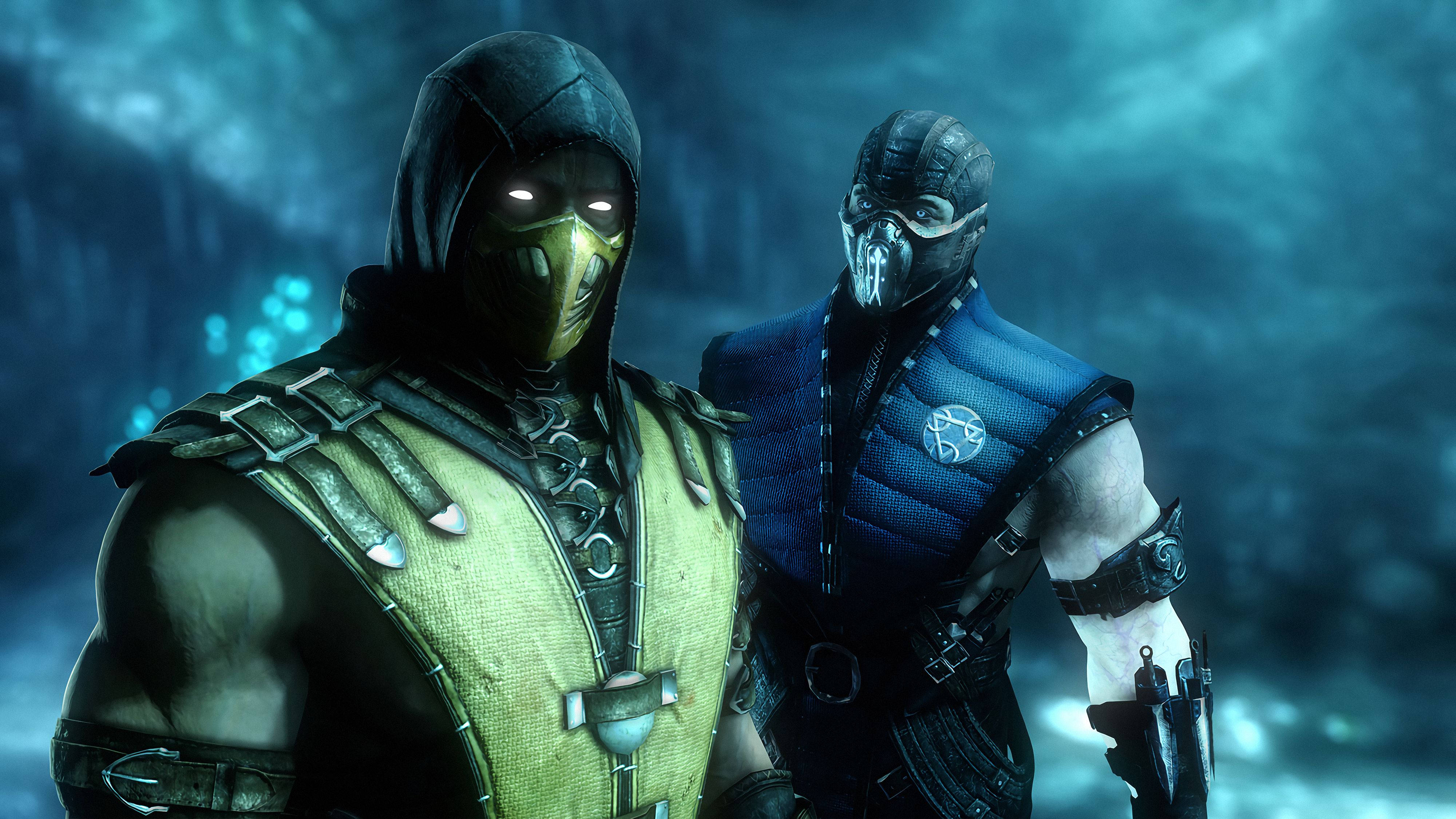 Mortal Kombat, Scorpion, Sub Zero, 4K Desktop Wallpaper