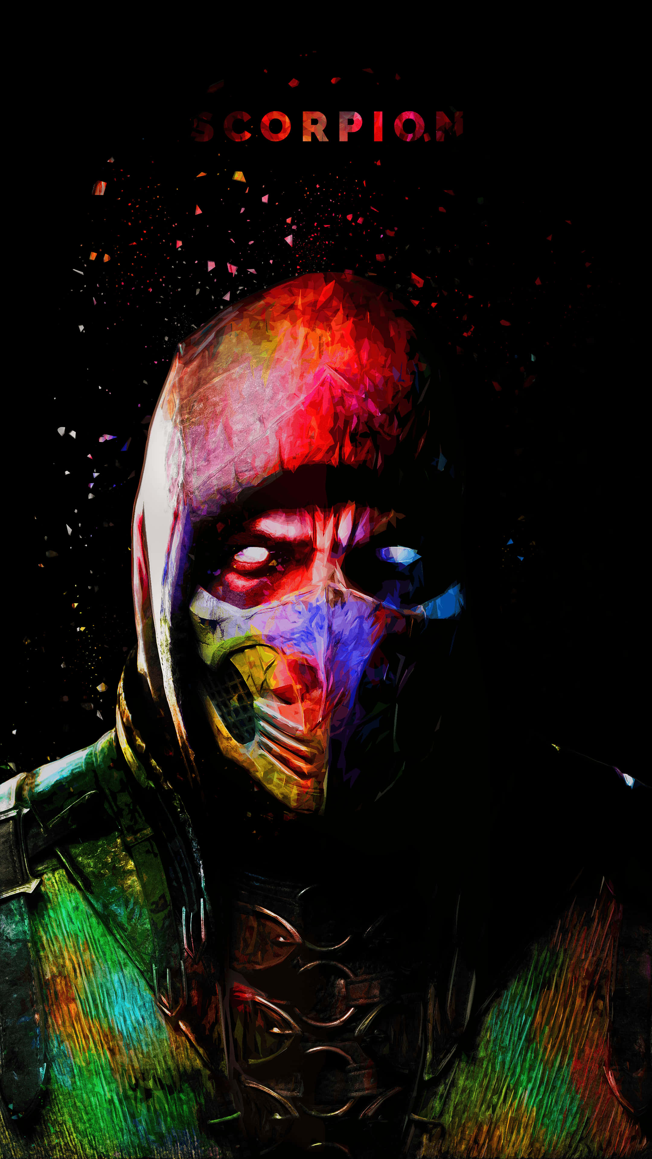 Scorpion, Mortal Kombat, 8K Ultra HD Amoled, 4K Phone Wallpaper