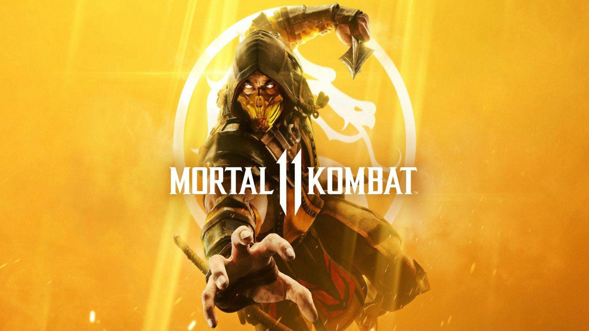 Mortal Kombat 11, Scorpion, dark armor, Full HD Desktop Wallpaper