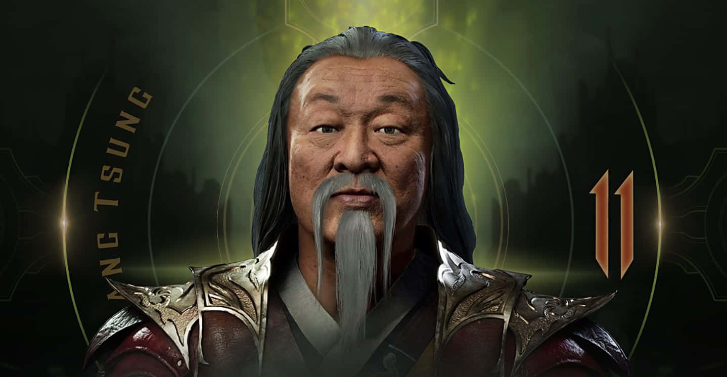 Shang Tsung, Mortal Kombat, long white beard, HD Desktop Wallpaper