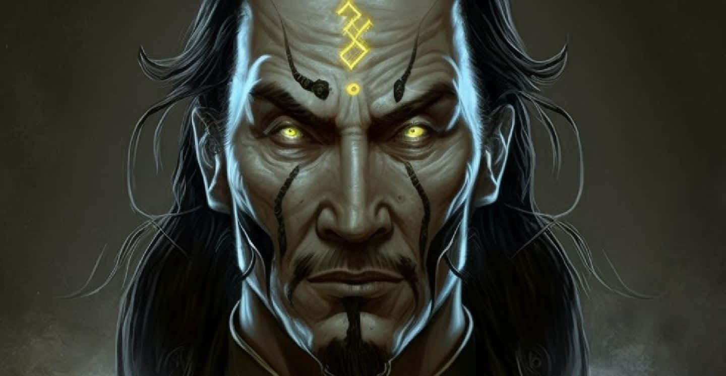 Mortal Kombat, Shang Tsung, glowing yellow eyes, HD Desktop Wallpaper