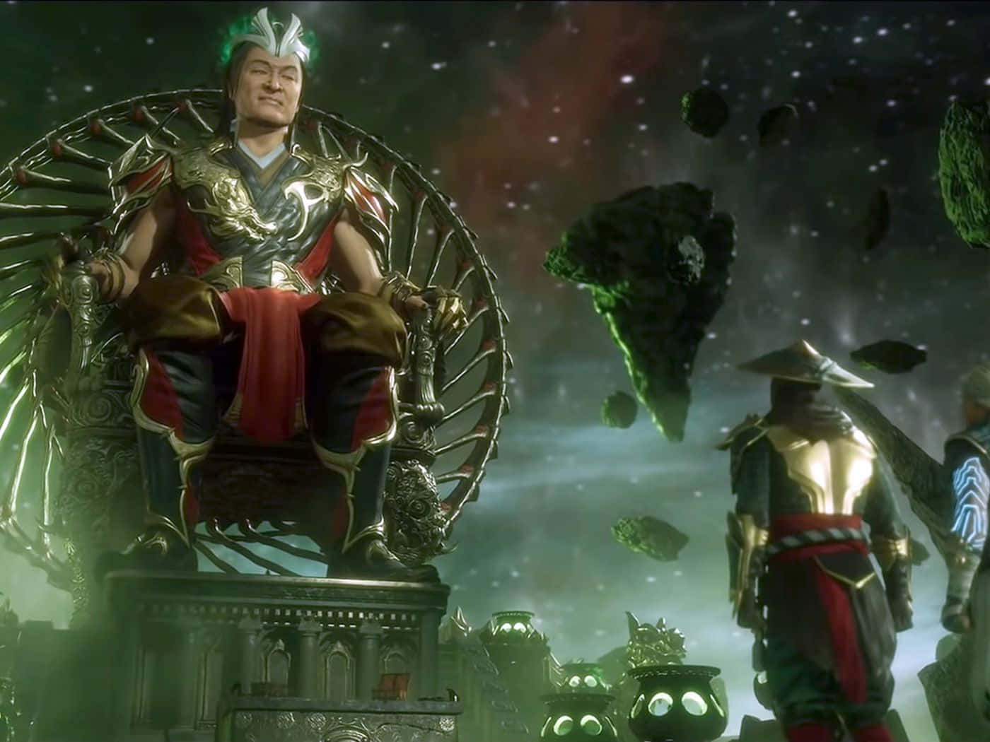 Mortal Kombat, Shang Tsung, spiked throne, HD Desktop Wallpaper