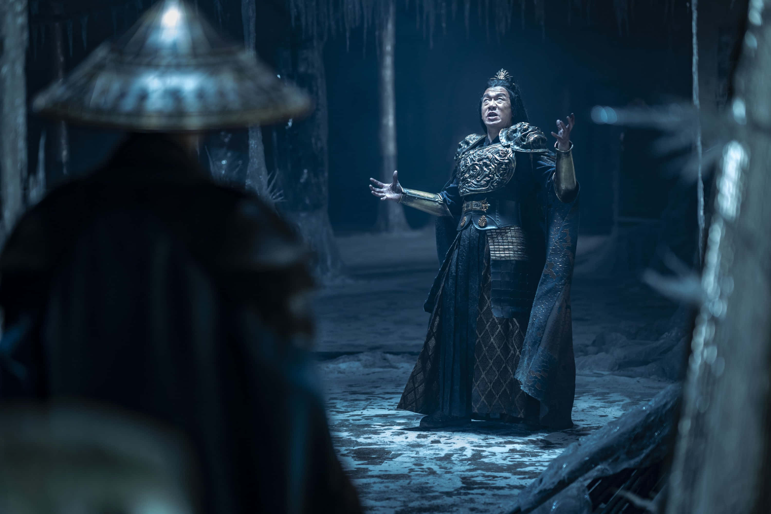 Mortal Kombat, Shang Tsung, icy cavern, 2K Desktop Wallpaper