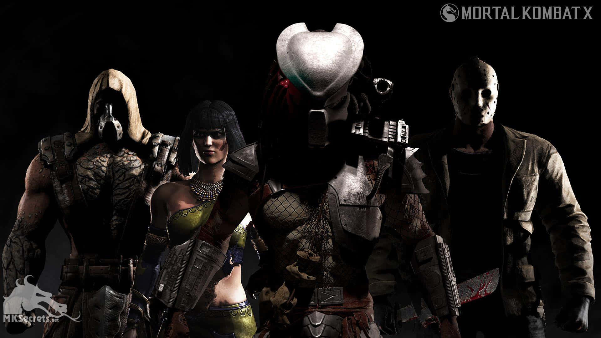 Mortal Kombat Triborg, 1920 x 1080, dark lineup, Full HD Desktop Wallpaper