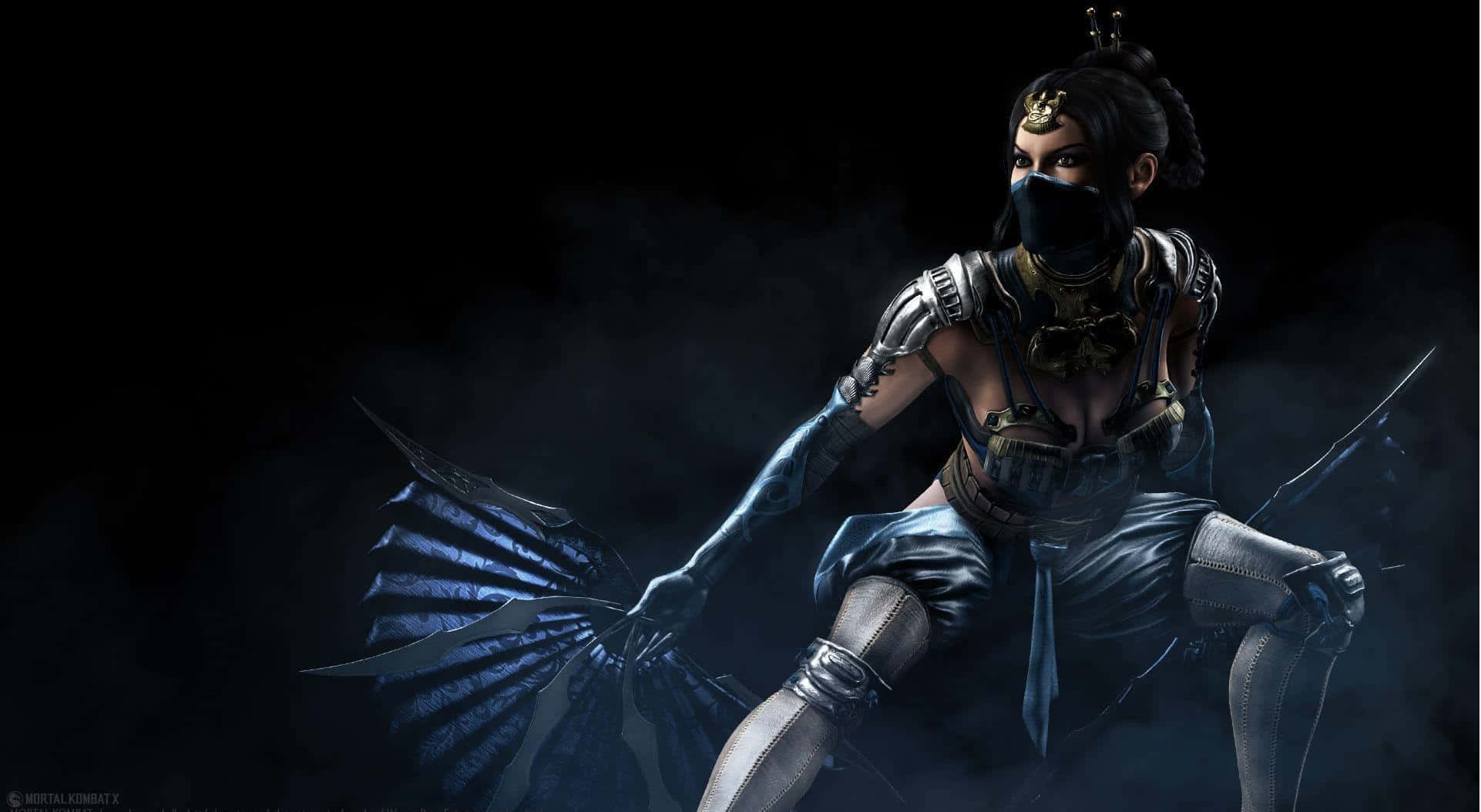 Mortal Kombat X, female warrior, ornate armor, Full HD Desktop Wallpaper