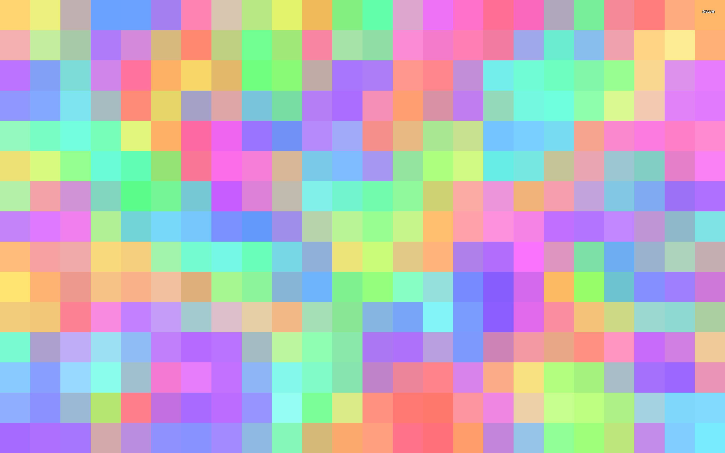 pastel abstract, pixel art, multicolored squares, 2K Desktop Wallpaper