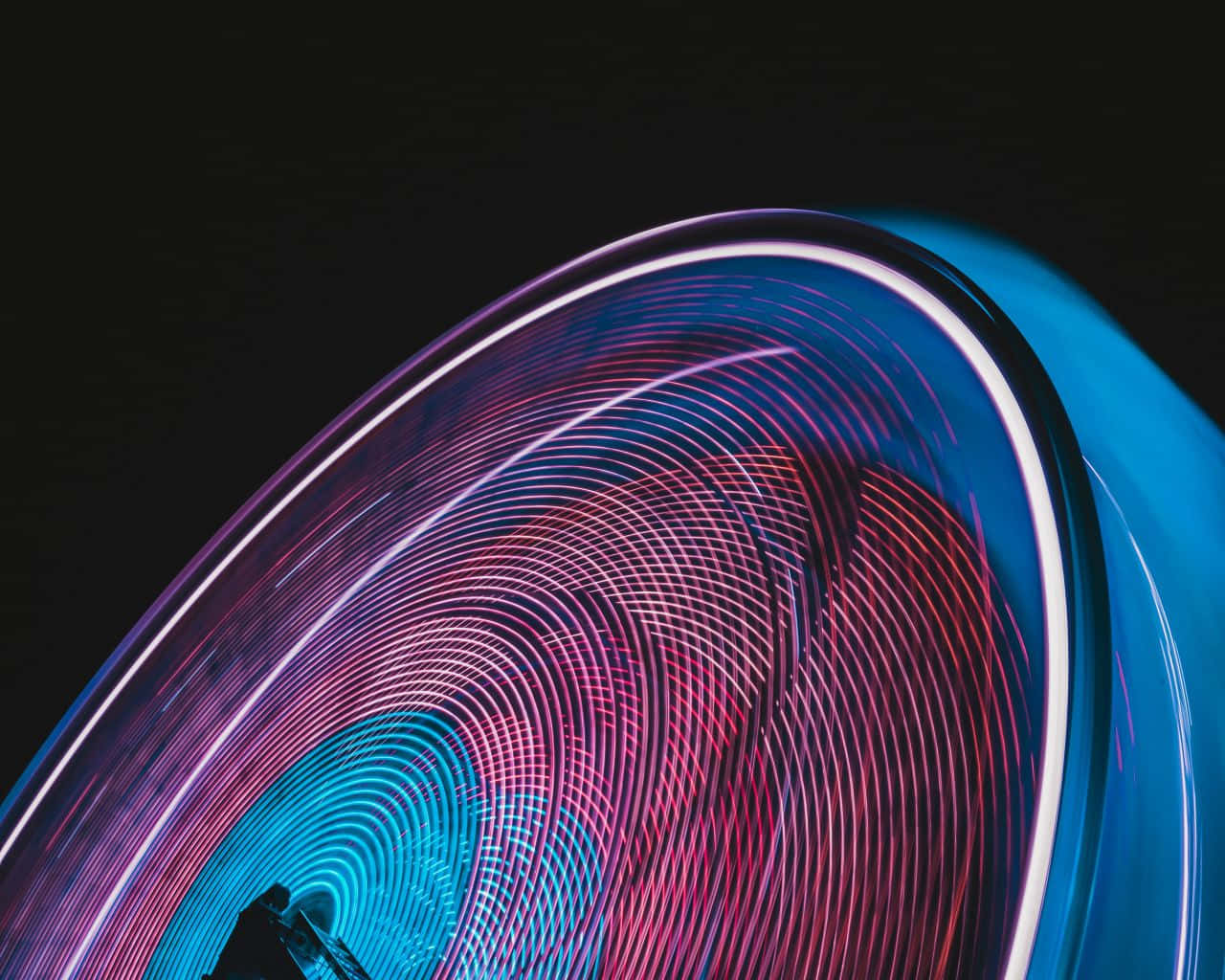 Soft Blue Motion Blur, pink and blue, vibrant swirling light trails, HD Desktop Wallpaper