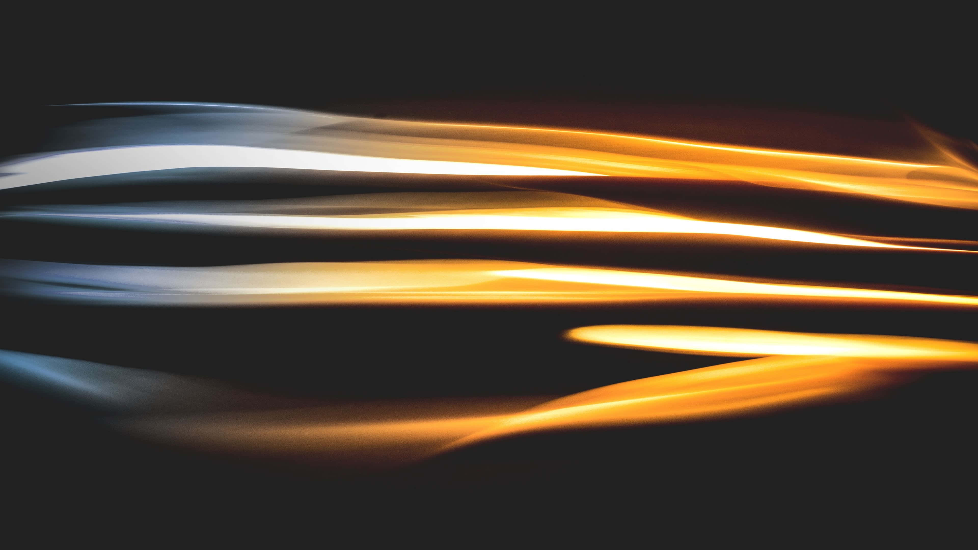 motion blur, warm gold, cool blue, 4K Desktop Wallpaper