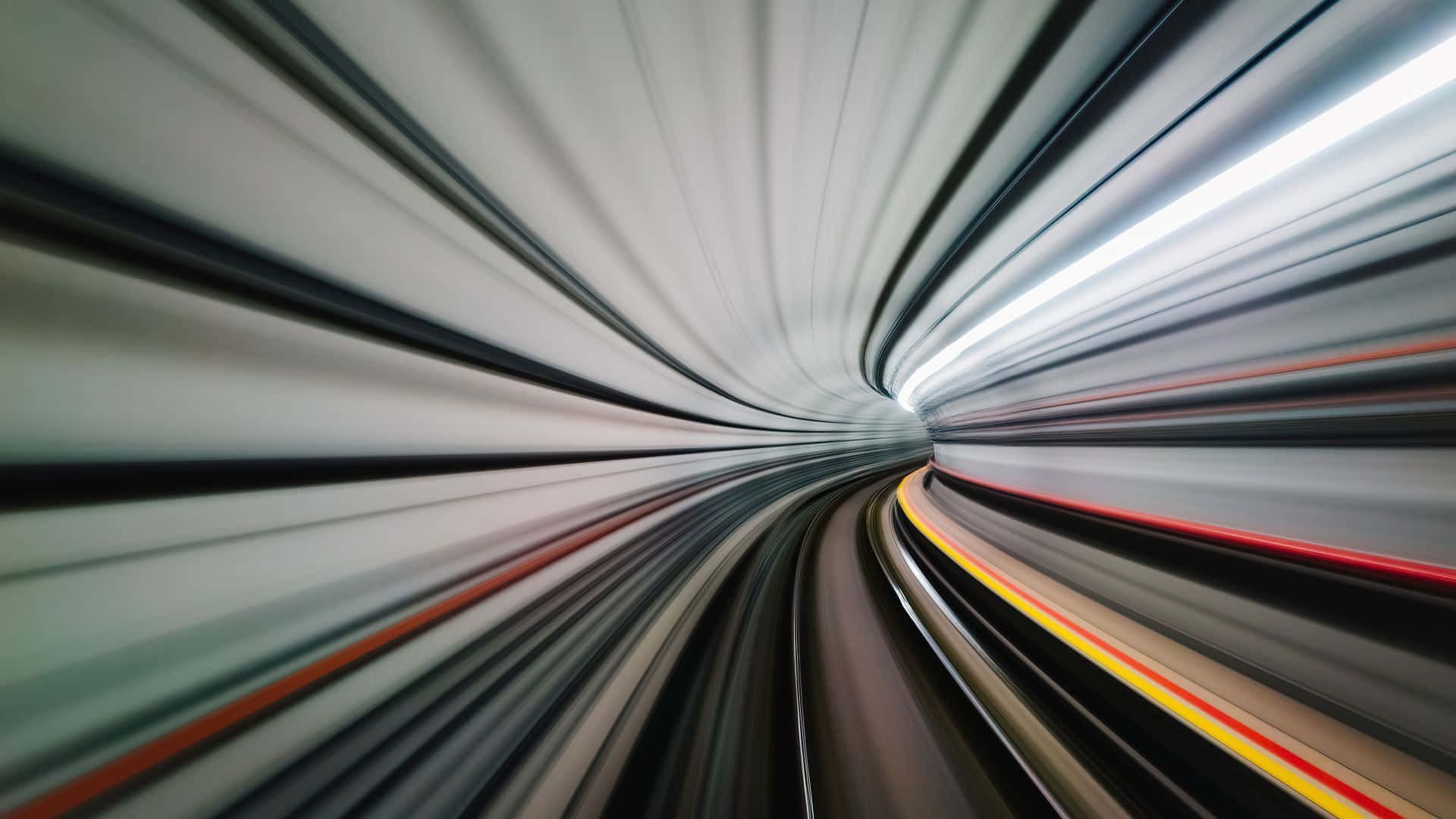 motion blur, subway tunnel, streaking lights, Full HD Desktop Wallpaper