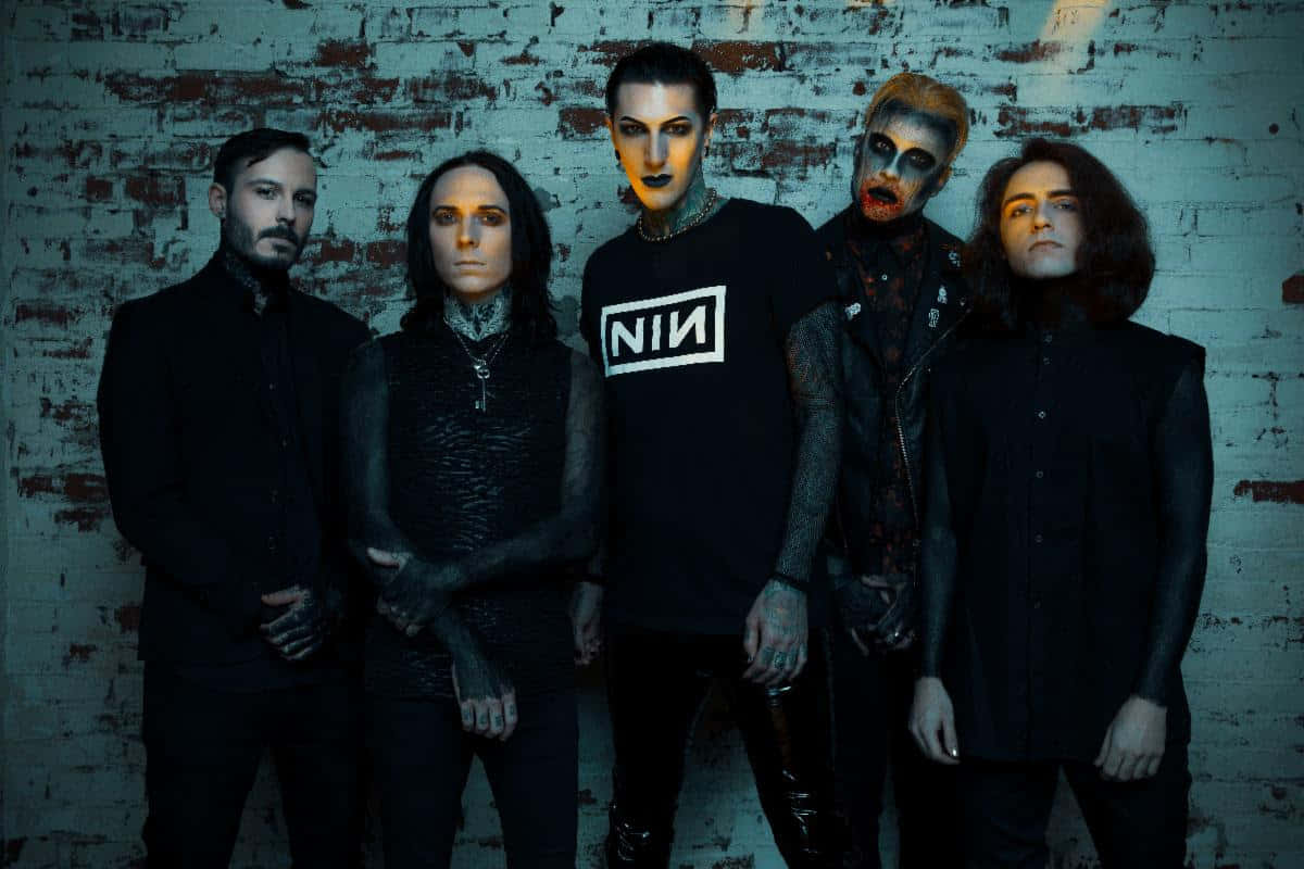 Motionless in White, band members, dark makeup, SD Desktop Wallpaper