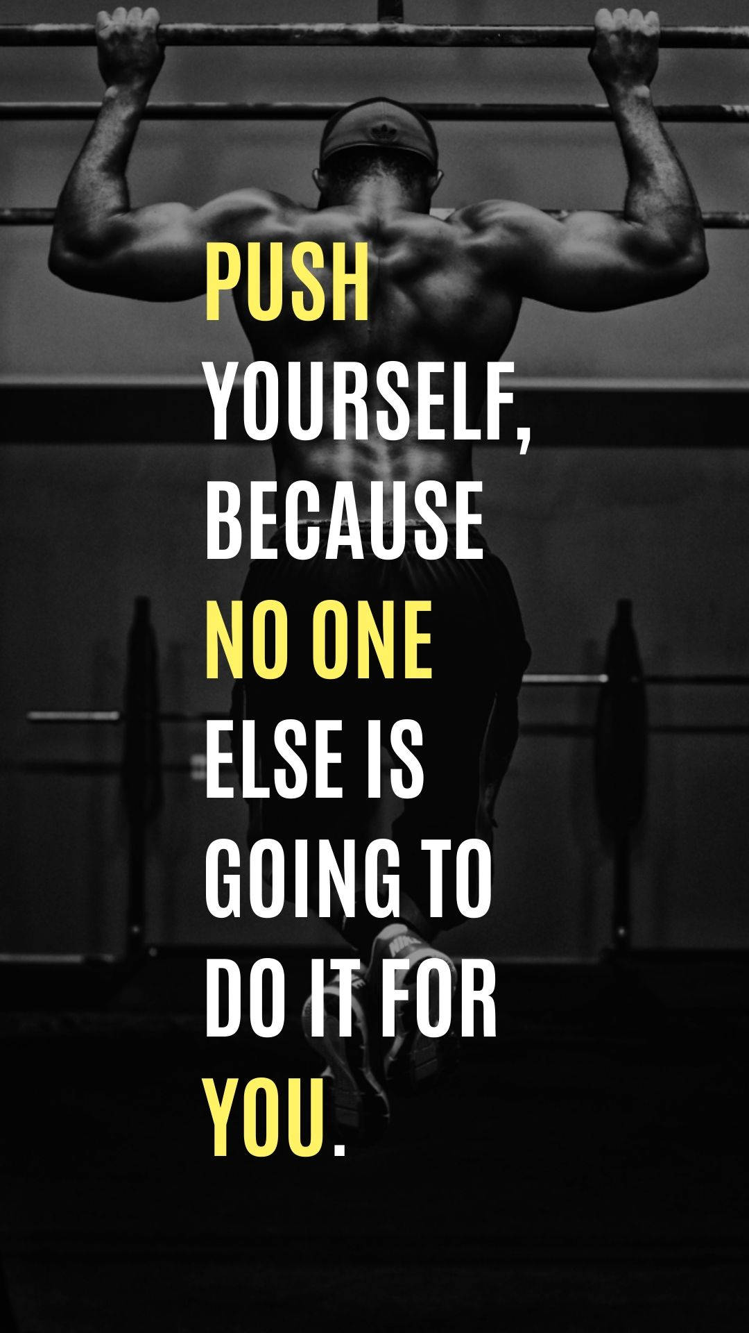 pull-ups, gym, muscular man, Full HD Phone Wallpaper