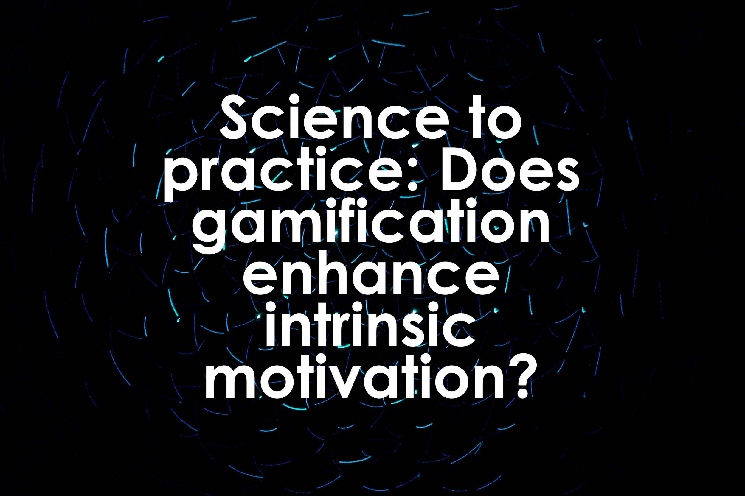 intrinsic motivation, gamification, glowing blue circuit-like lines, Full HD Desktop Wallpaper