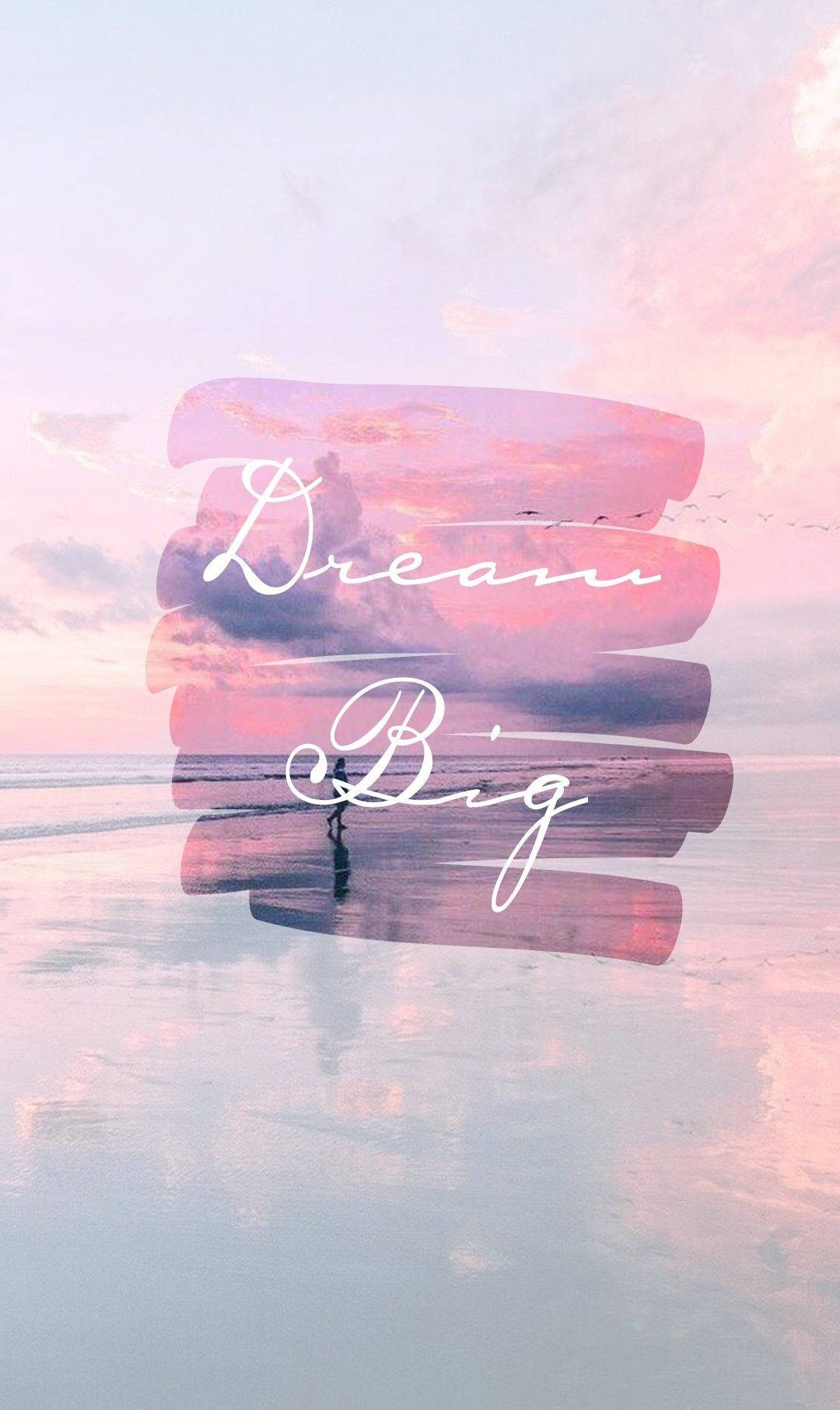sunset, tranquil beach, pink and purple hues, HD Phone Wallpaper
