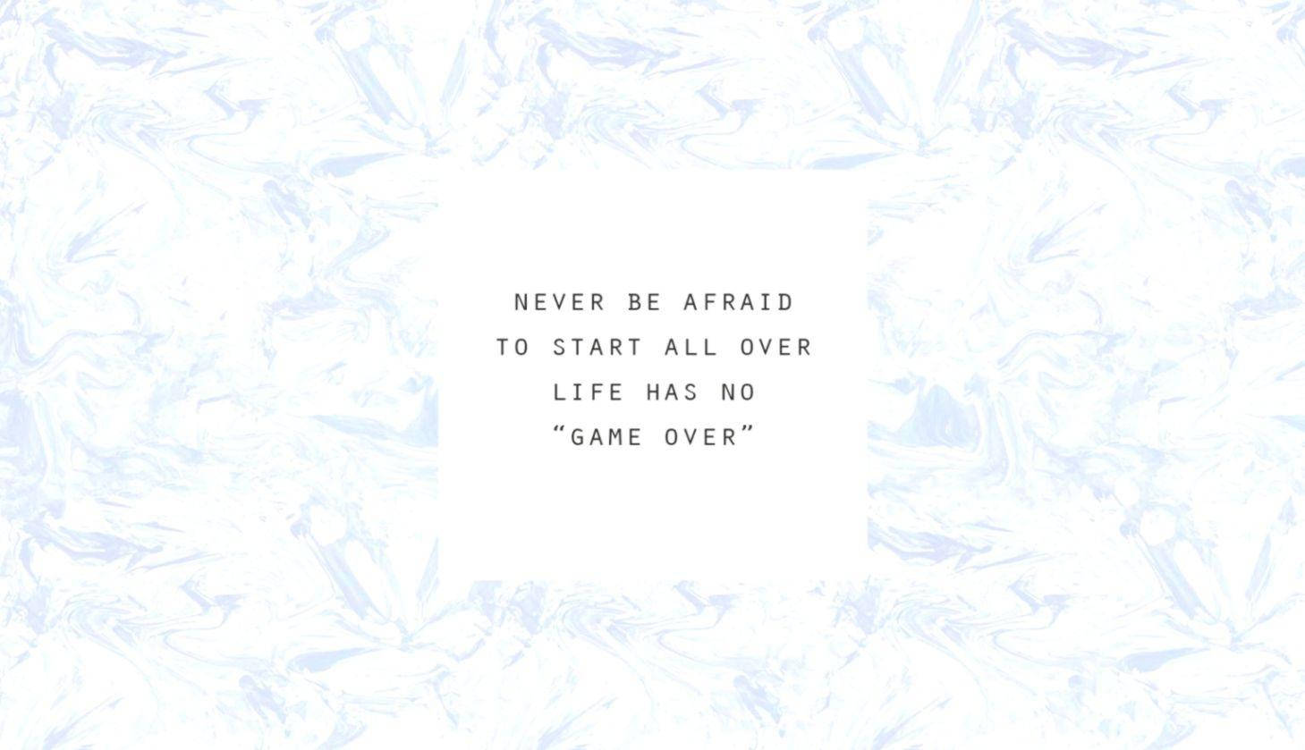 Motivational Quotes Aesthetic, black text, white rectangle, HD Desktop Wallpaper