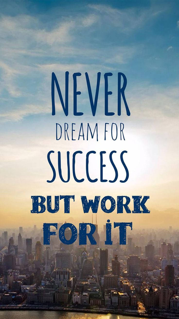 Self-Determination Motivational Quotes iPhone, cityscape, golden hour, HD Phone Wallpaper