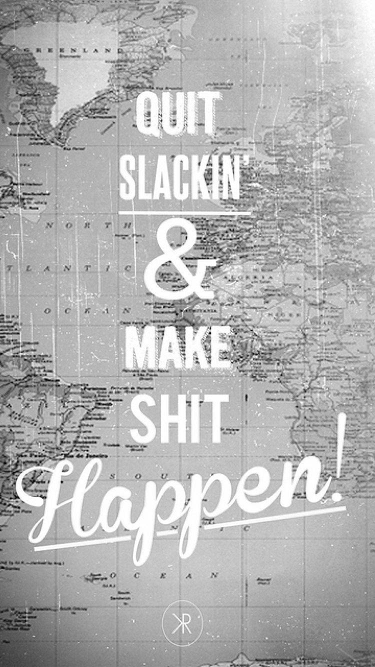 vintage map background, bold white motivational text, action, HD Phone Wallpaper